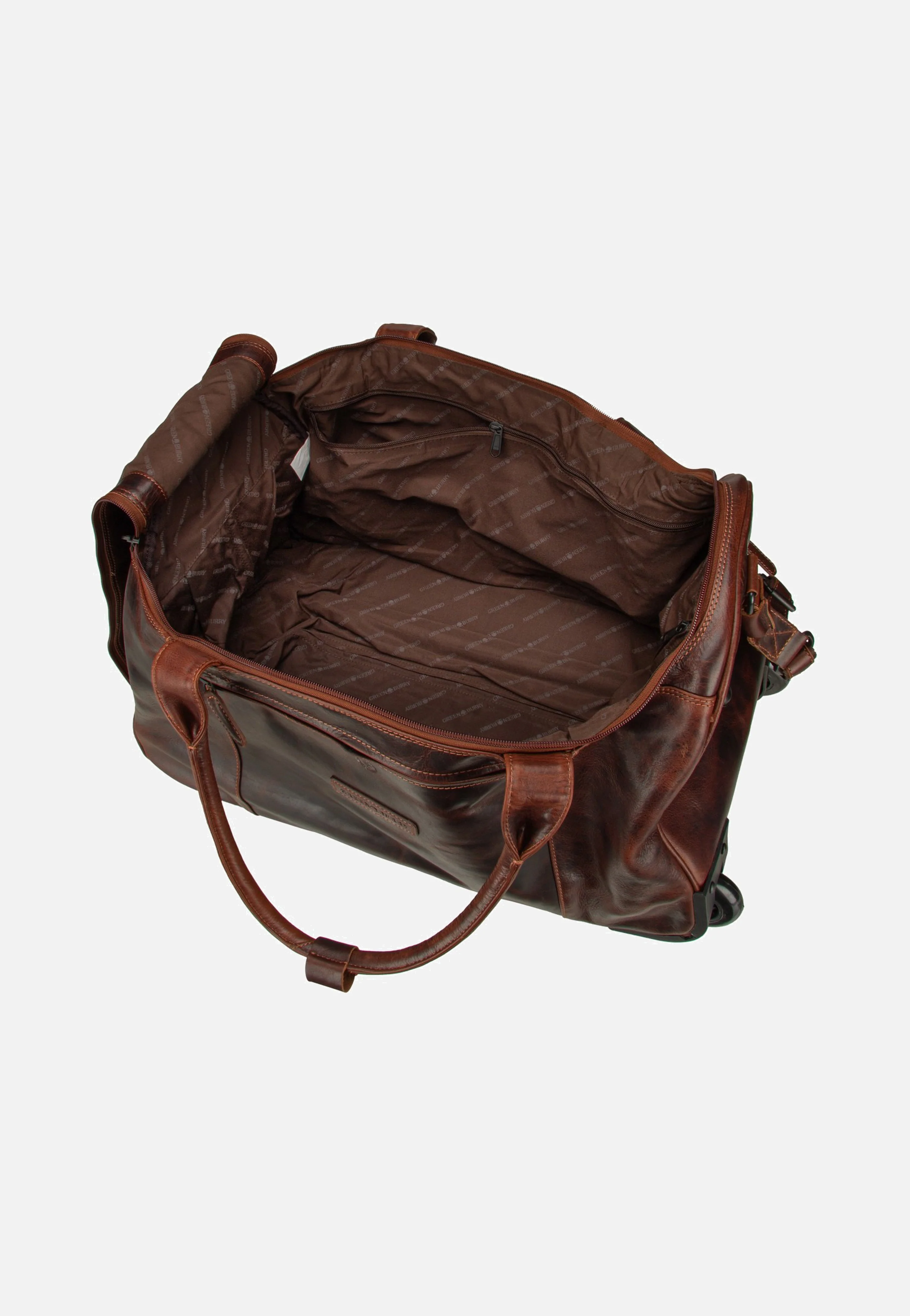 Rugged Trolley Traveller Teak Brown - Travel Bag - Image 9
