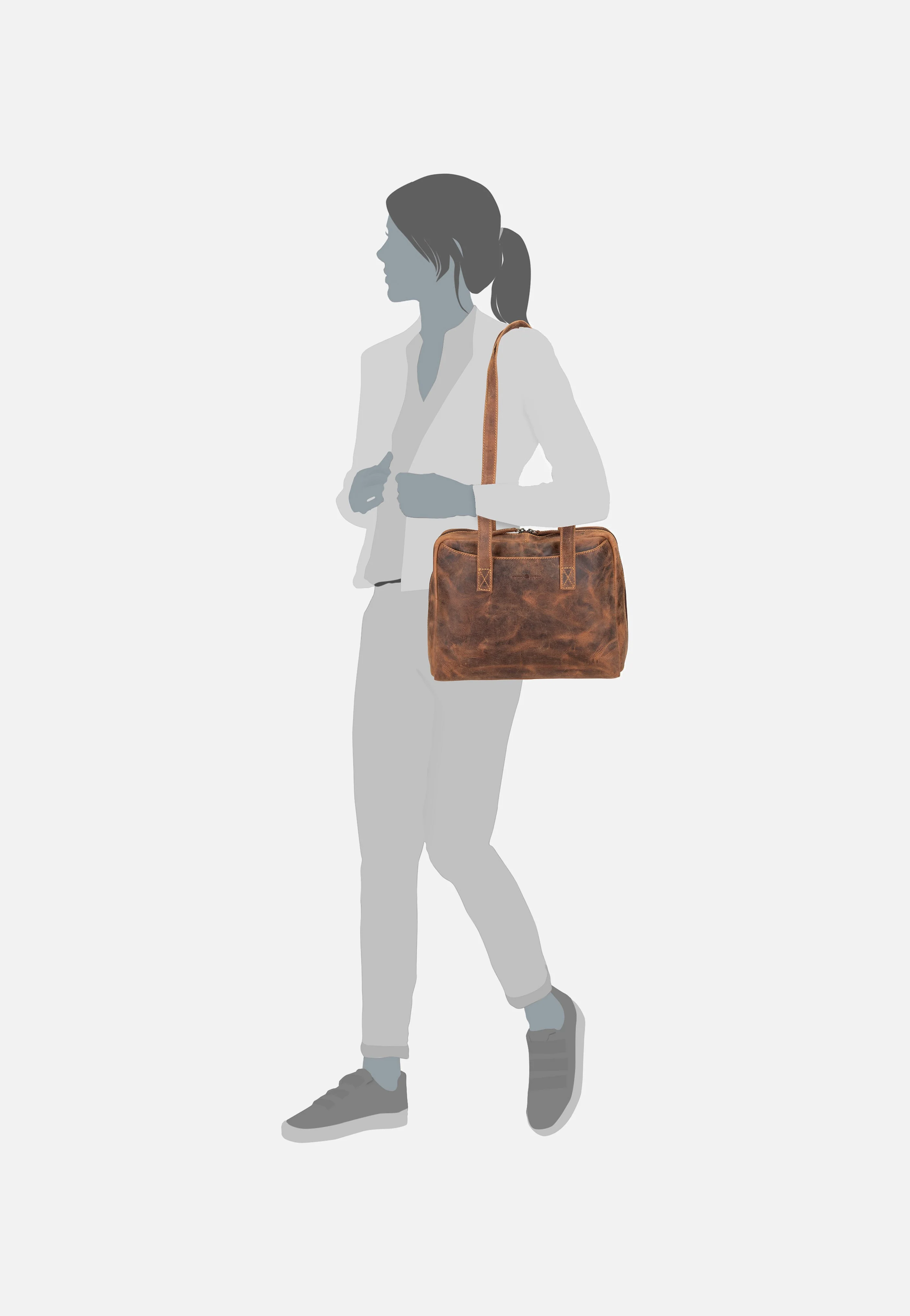 Vintage 1535 Sattelbraun - Shopper - Image 6