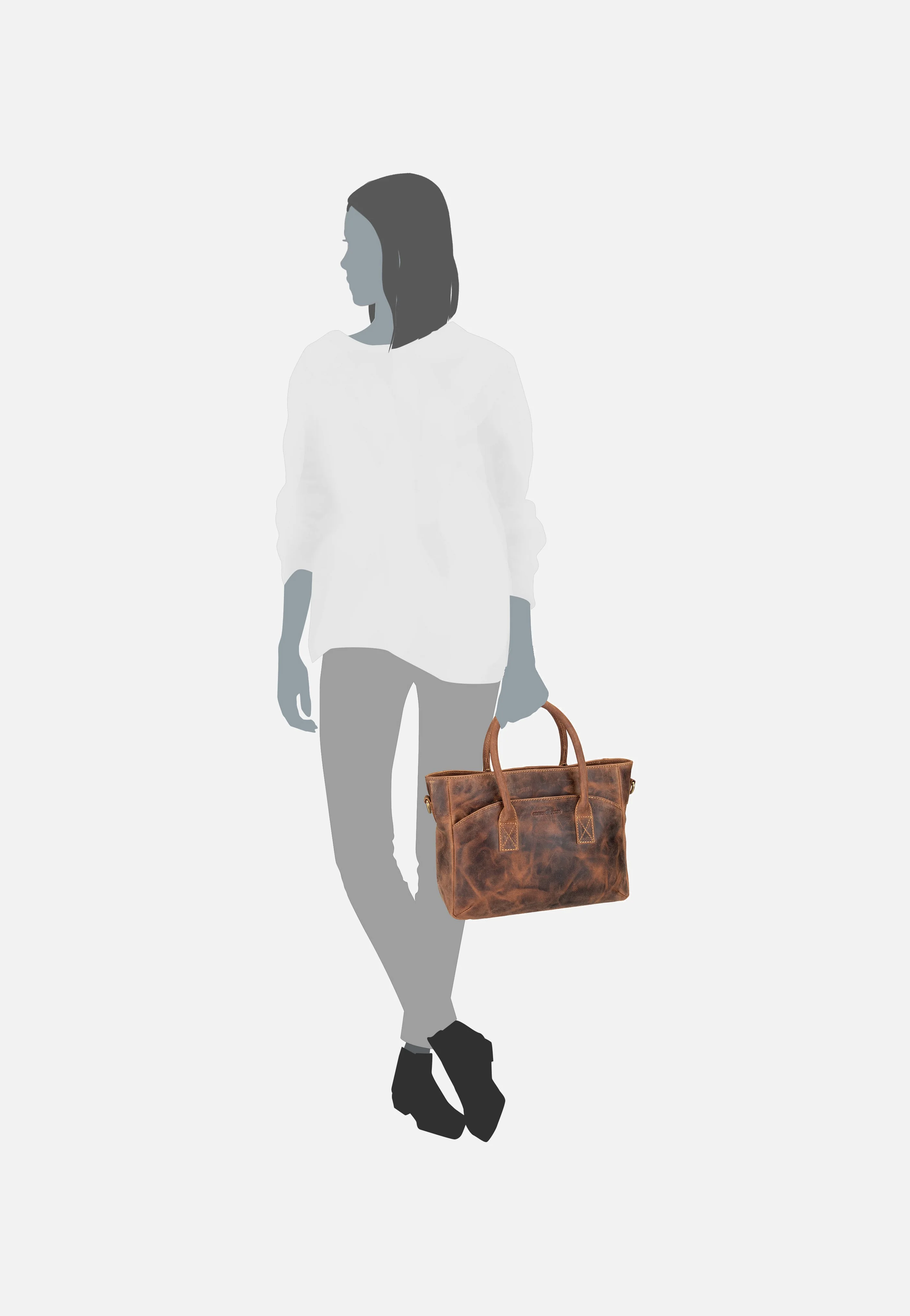 Vintage 1537 Sattelbraun - Tote Bag - Image 6