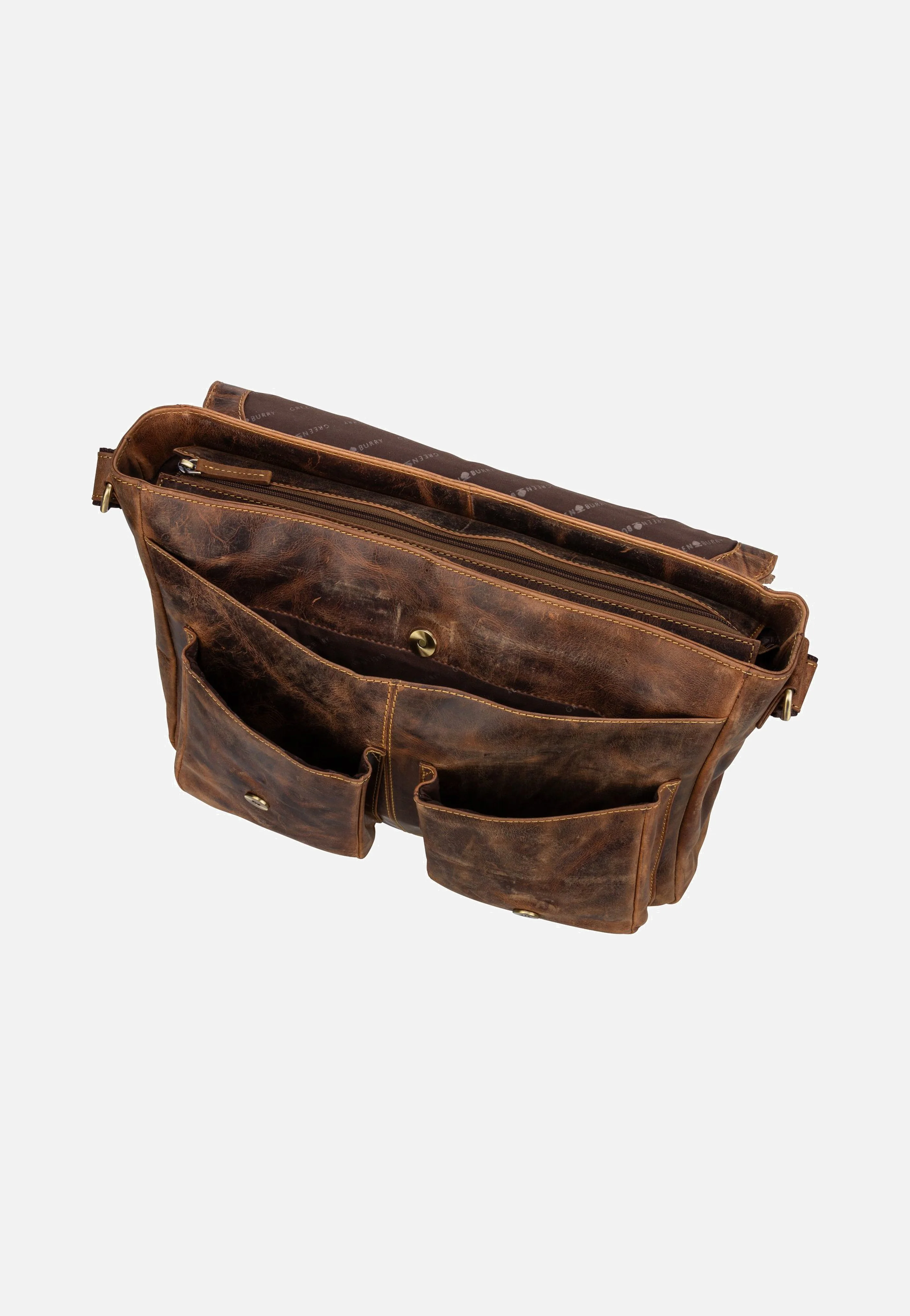 Vintage 1541 Revolver Bag XL Sattelbraun - Messenger Bag - Image 5