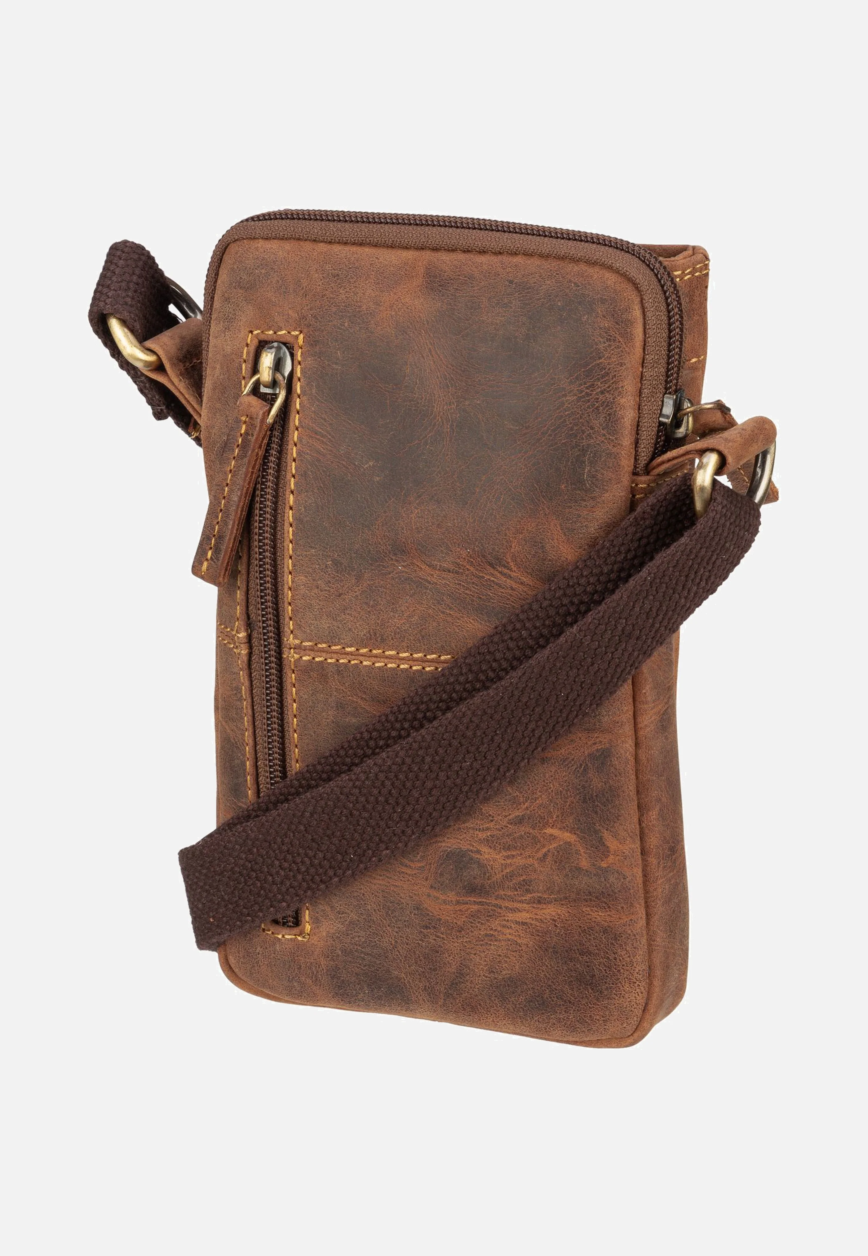Vintage 1553 Mobile Sattelbraun - Handytasche - Image 2