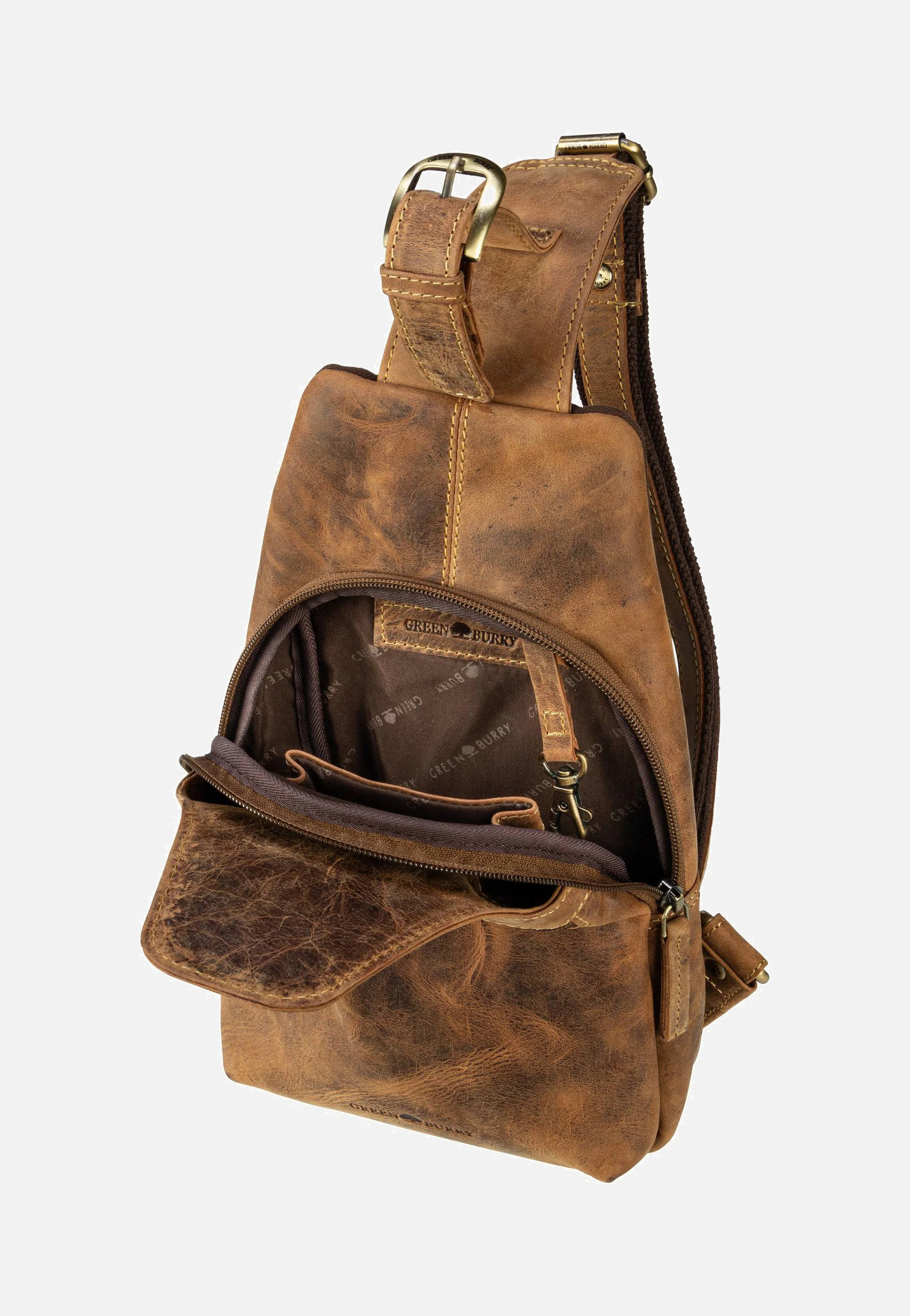 Vintage 1558 Bodybag Sattelbraun - Sling Bag - Image 3