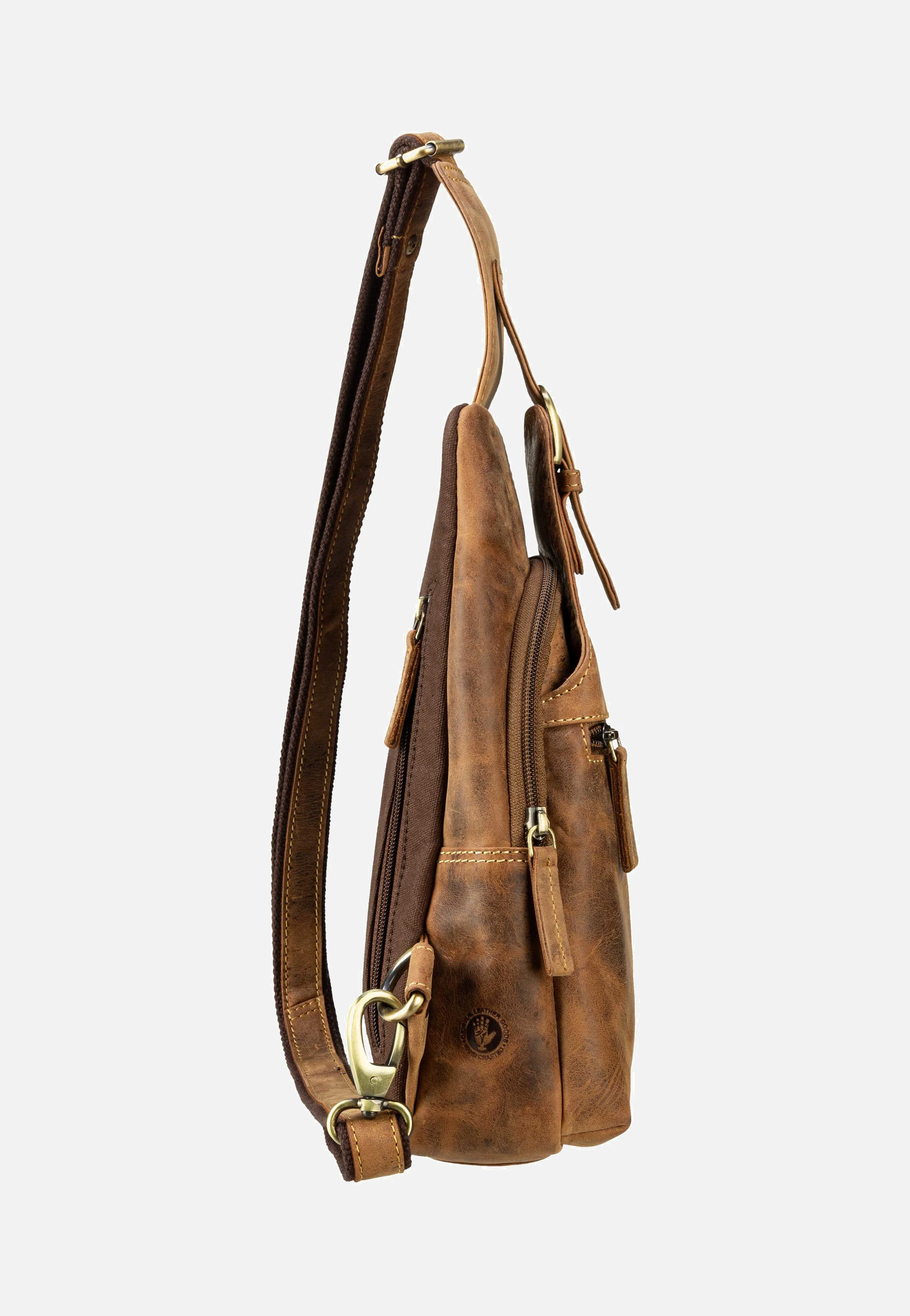 Vintage 1558 Bodybag Sattelbraun - Sling Bag - Image 4