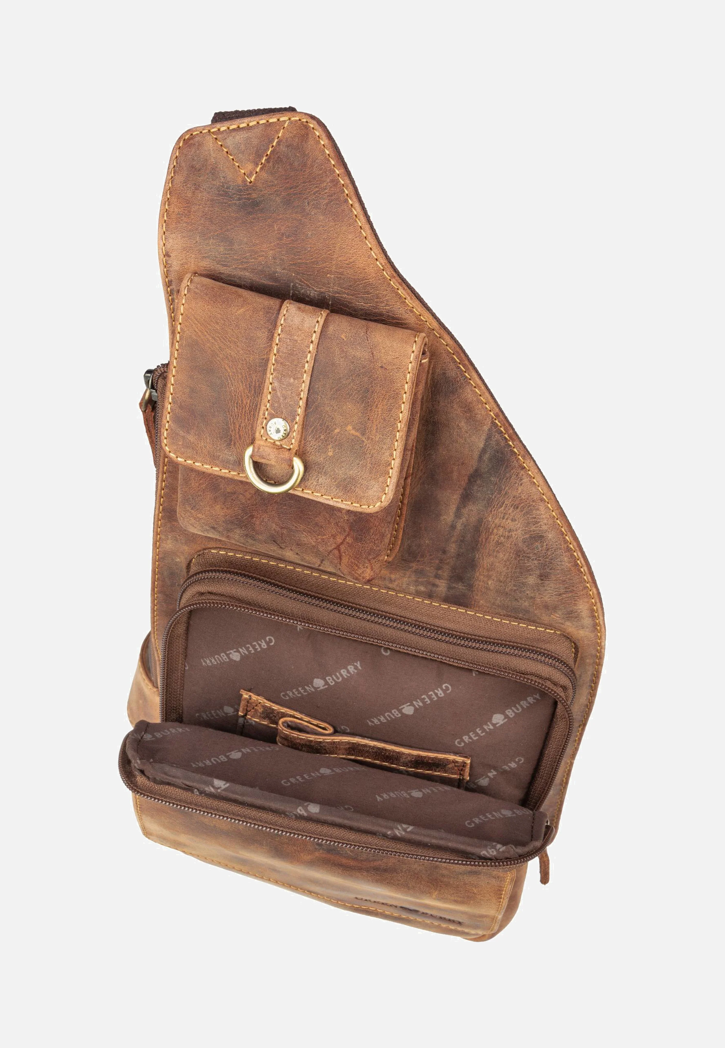 Vintage 1559 Bodybag Sattelbraun - Sling Bag - Image 4