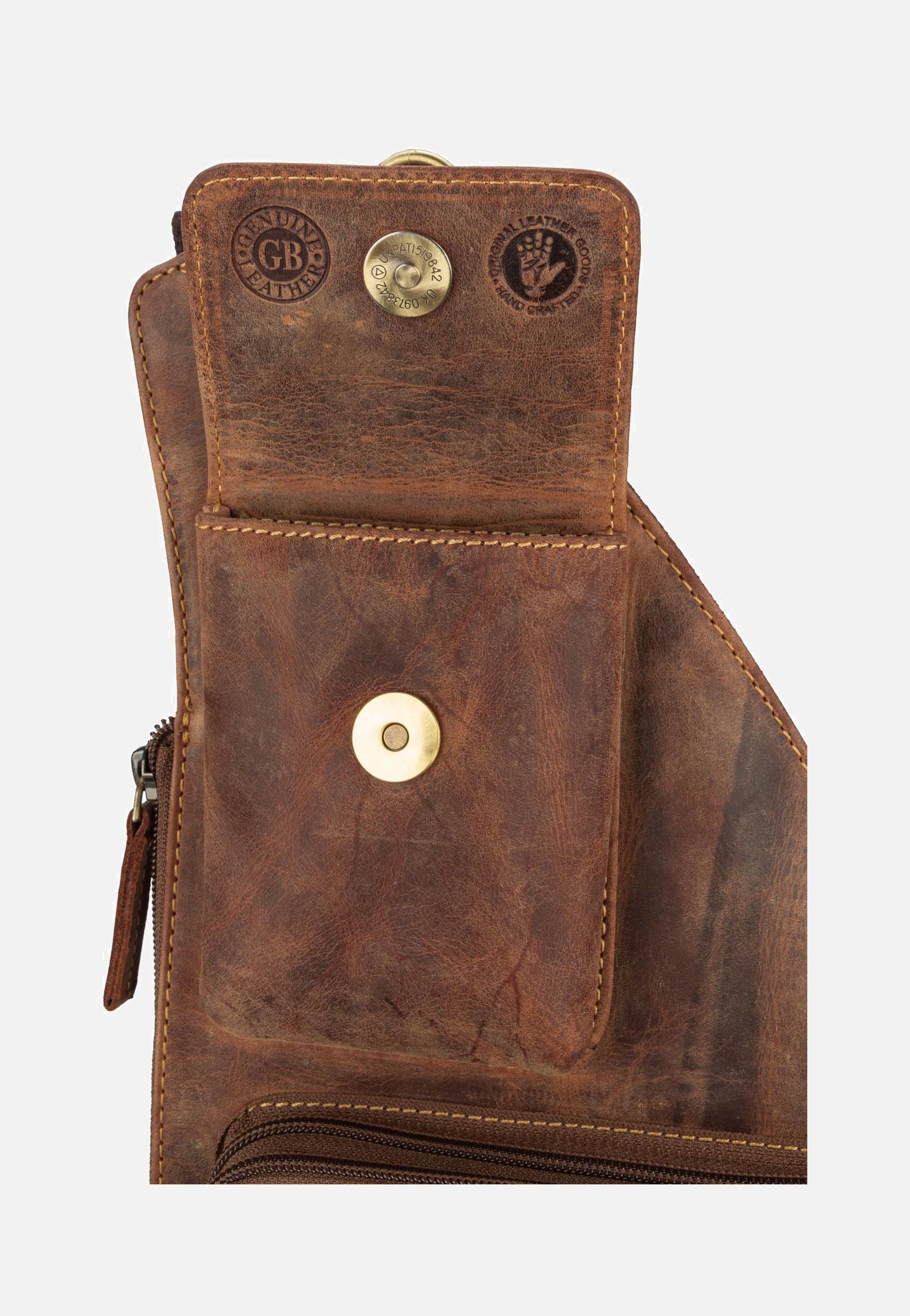 Vintage 1559 Bodybag Sattelbraun - Sling Bag - Image 7
