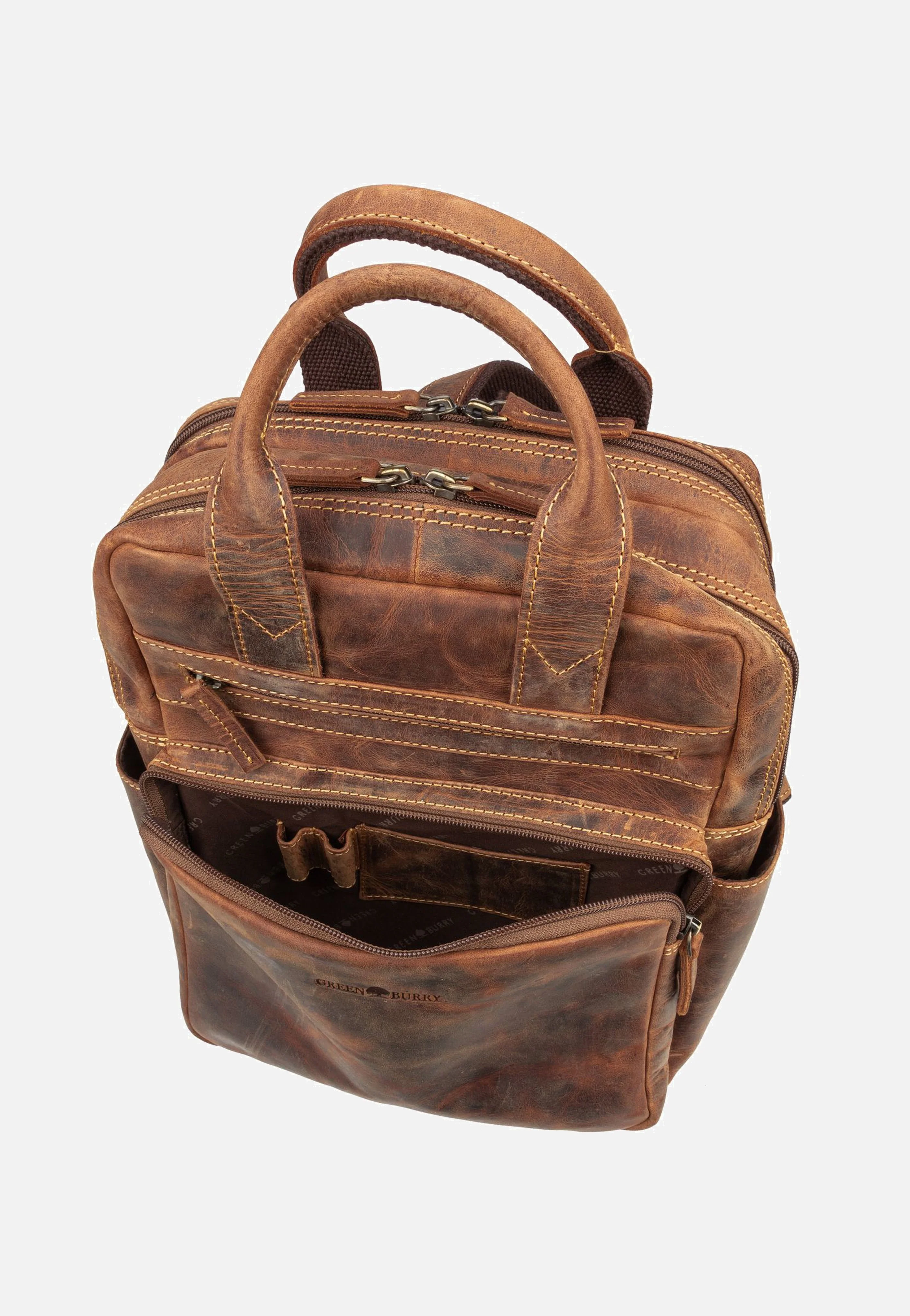 Vintage 1567A Sattelbraun - Rucksack - Image 7