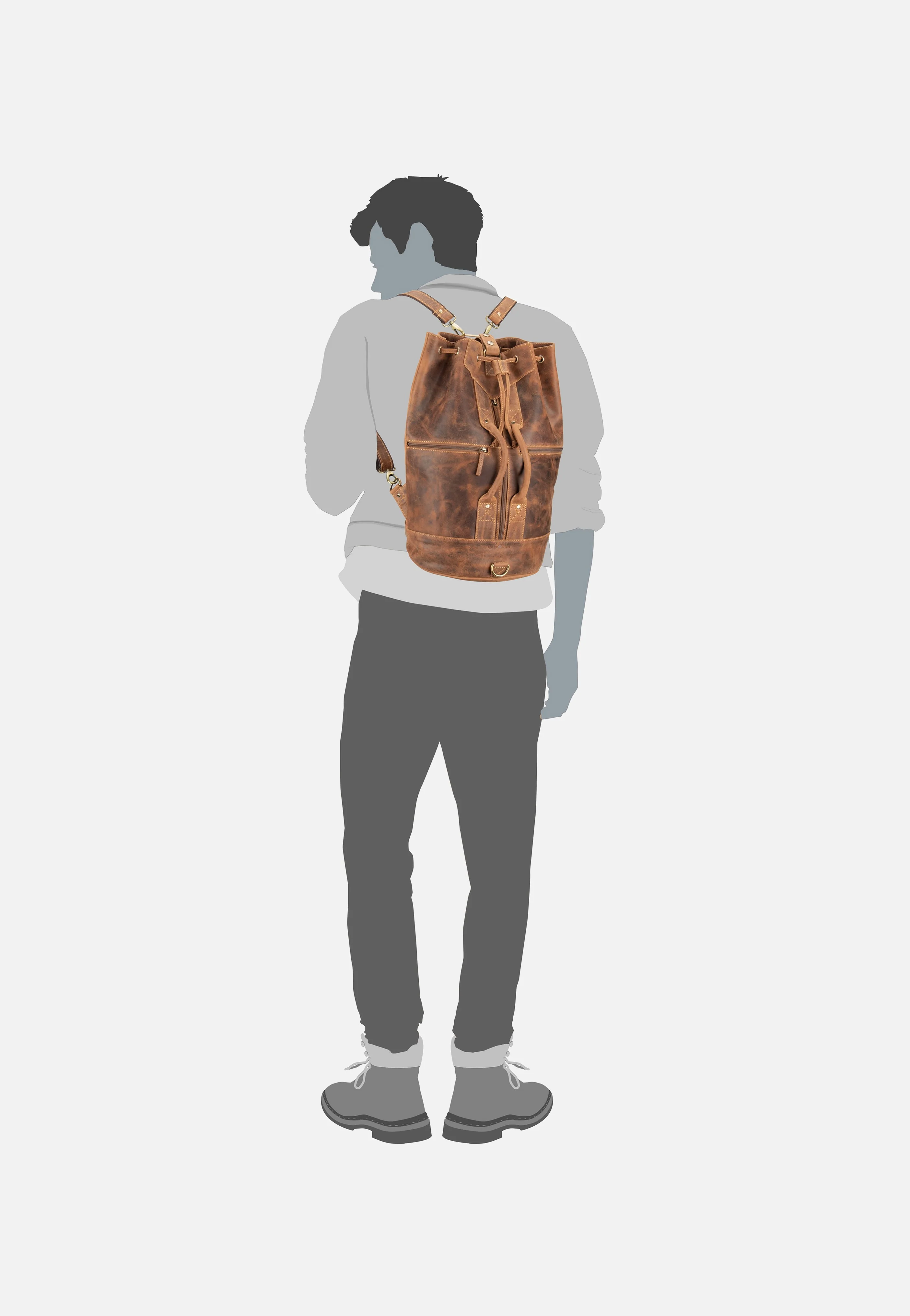 Vintage 1570 Sattelbraun - Rucksack - Image 6