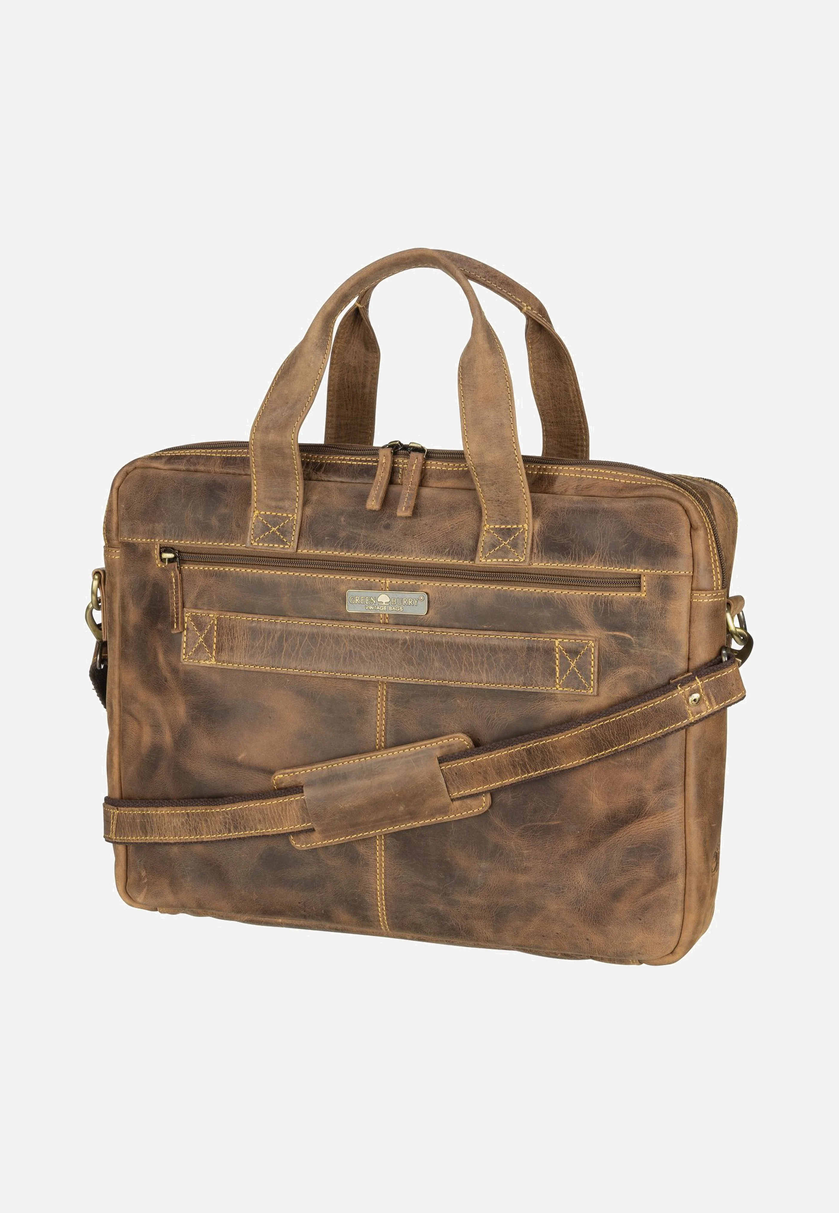 Vintage 1572 Teak-Brown - Aktentasche - Image 2