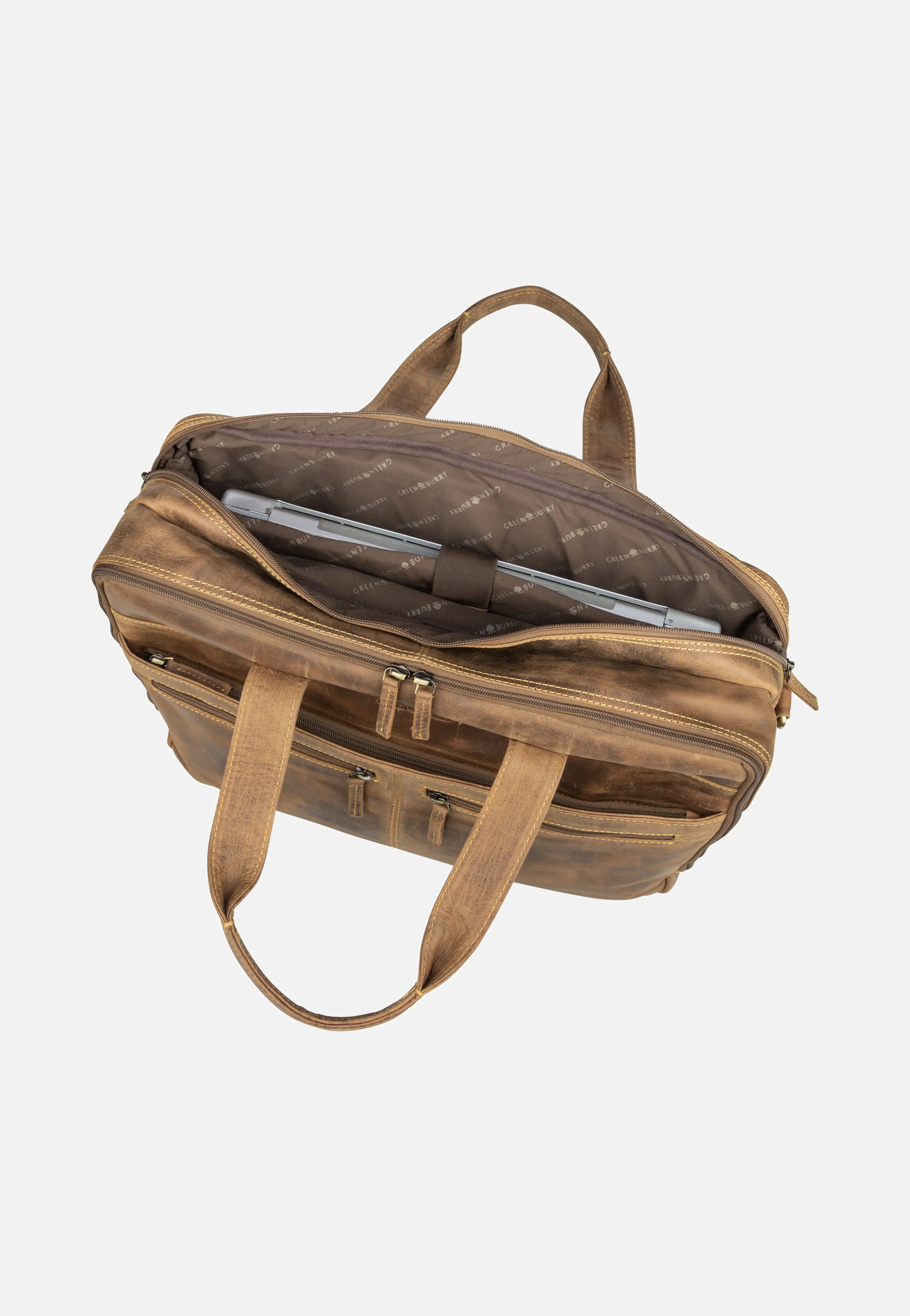 Vintage 1572 Teak-Brown - Aktentasche - Image 4