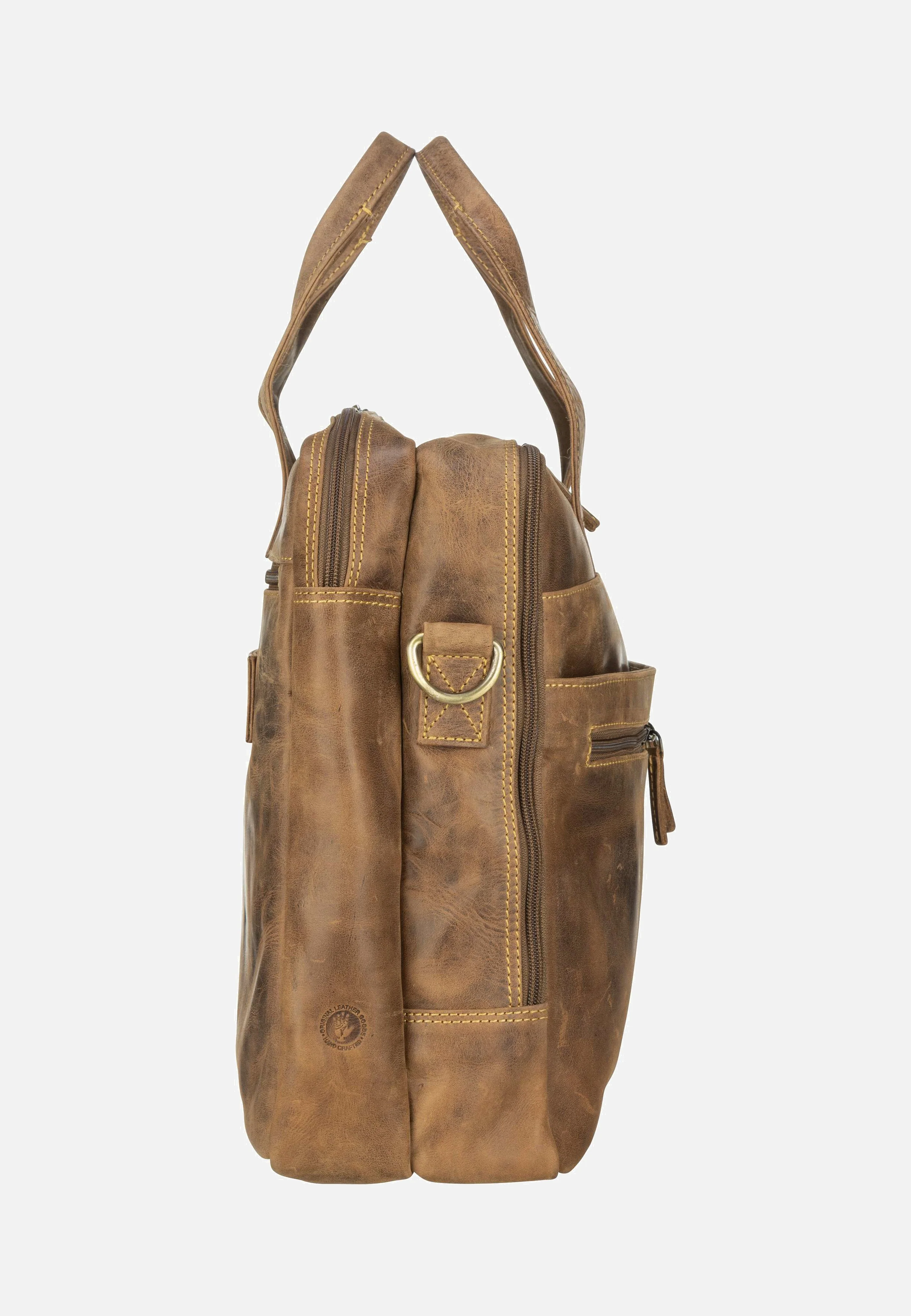 Vintage 1572 Teak-Brown - Aktentasche - Image 5