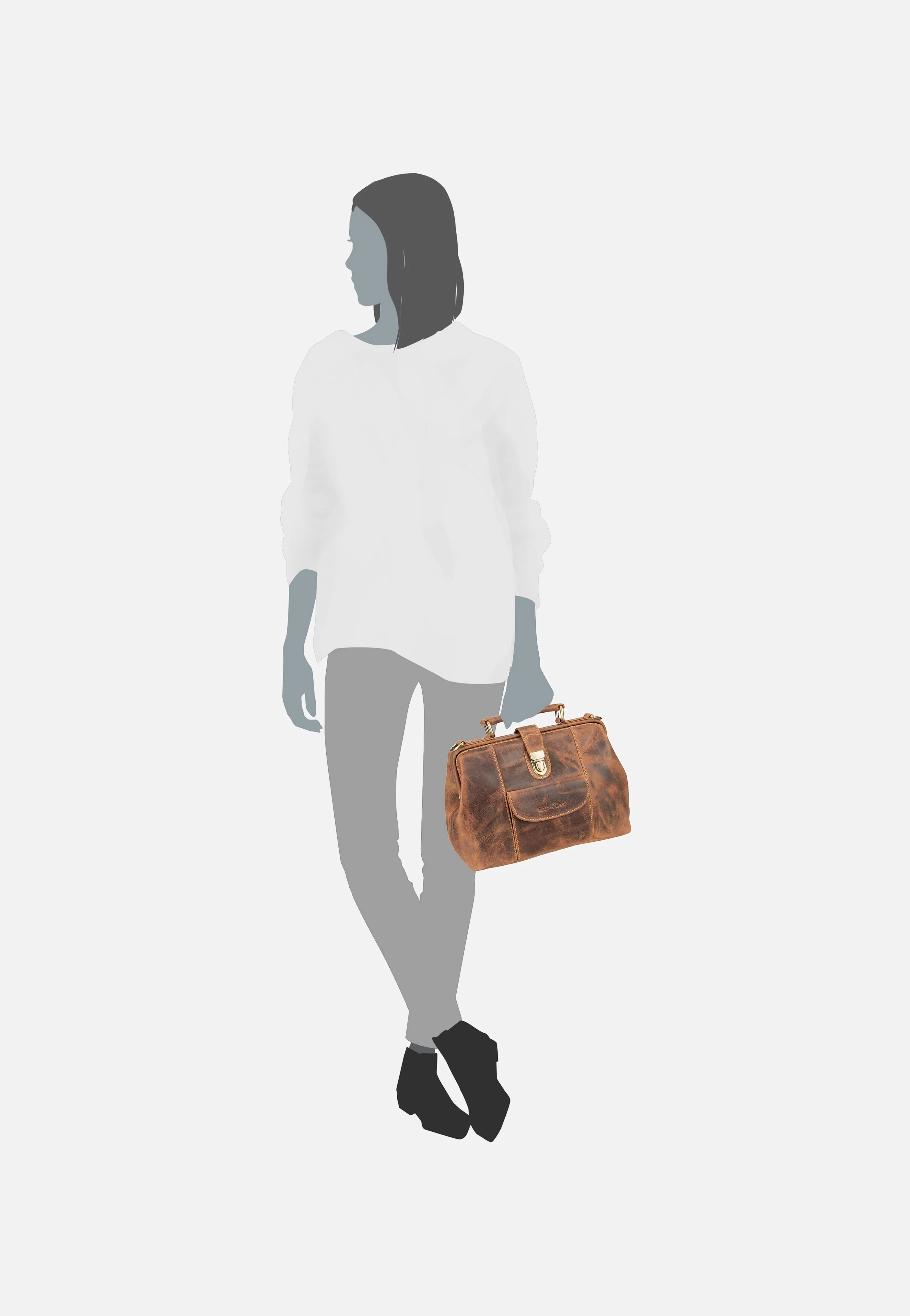 Vintage 1584M Sattelbraun - Bowling Bag - Image 6