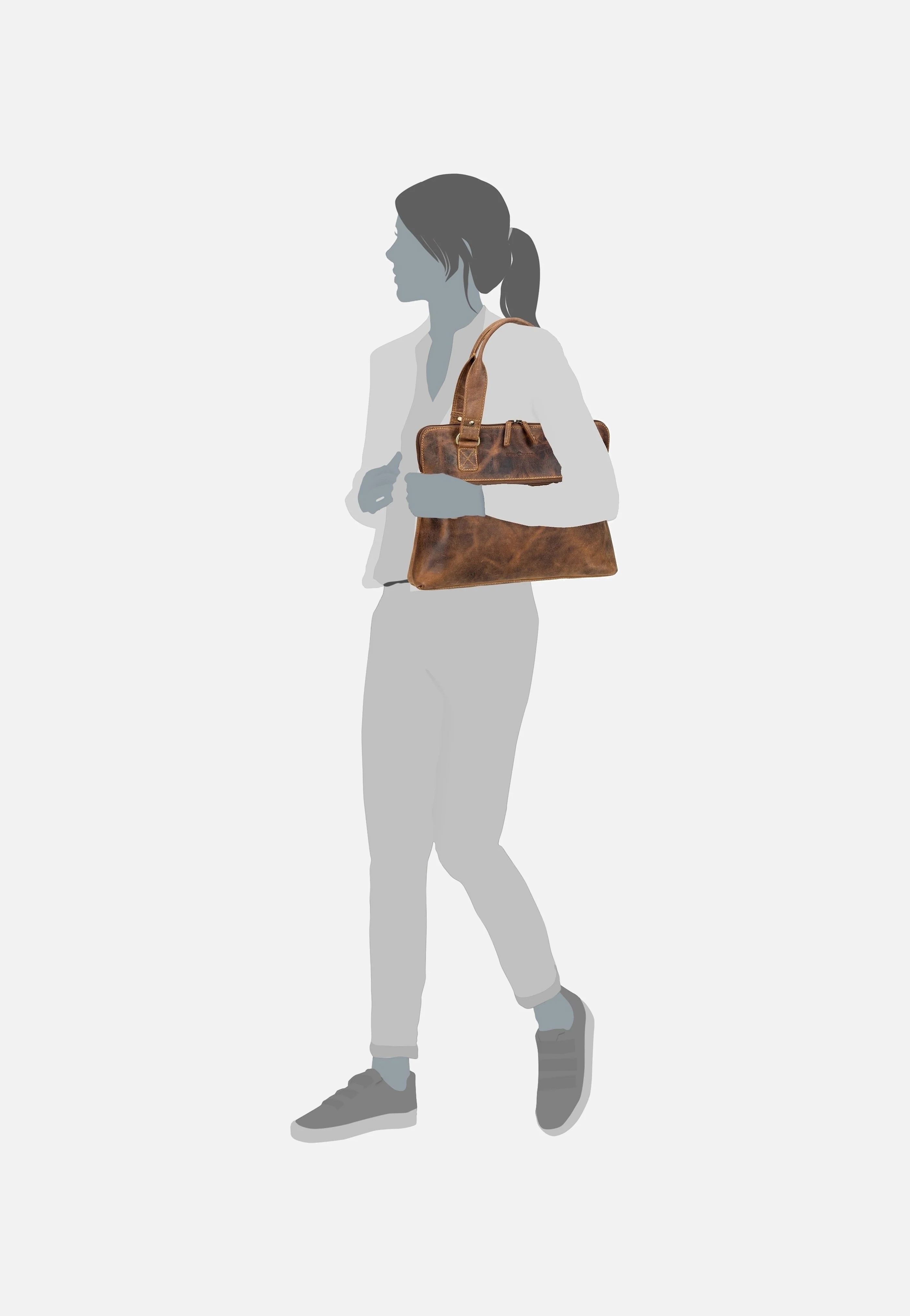 Vintage 1629 S Sattelbraun - Shopper - Image 6