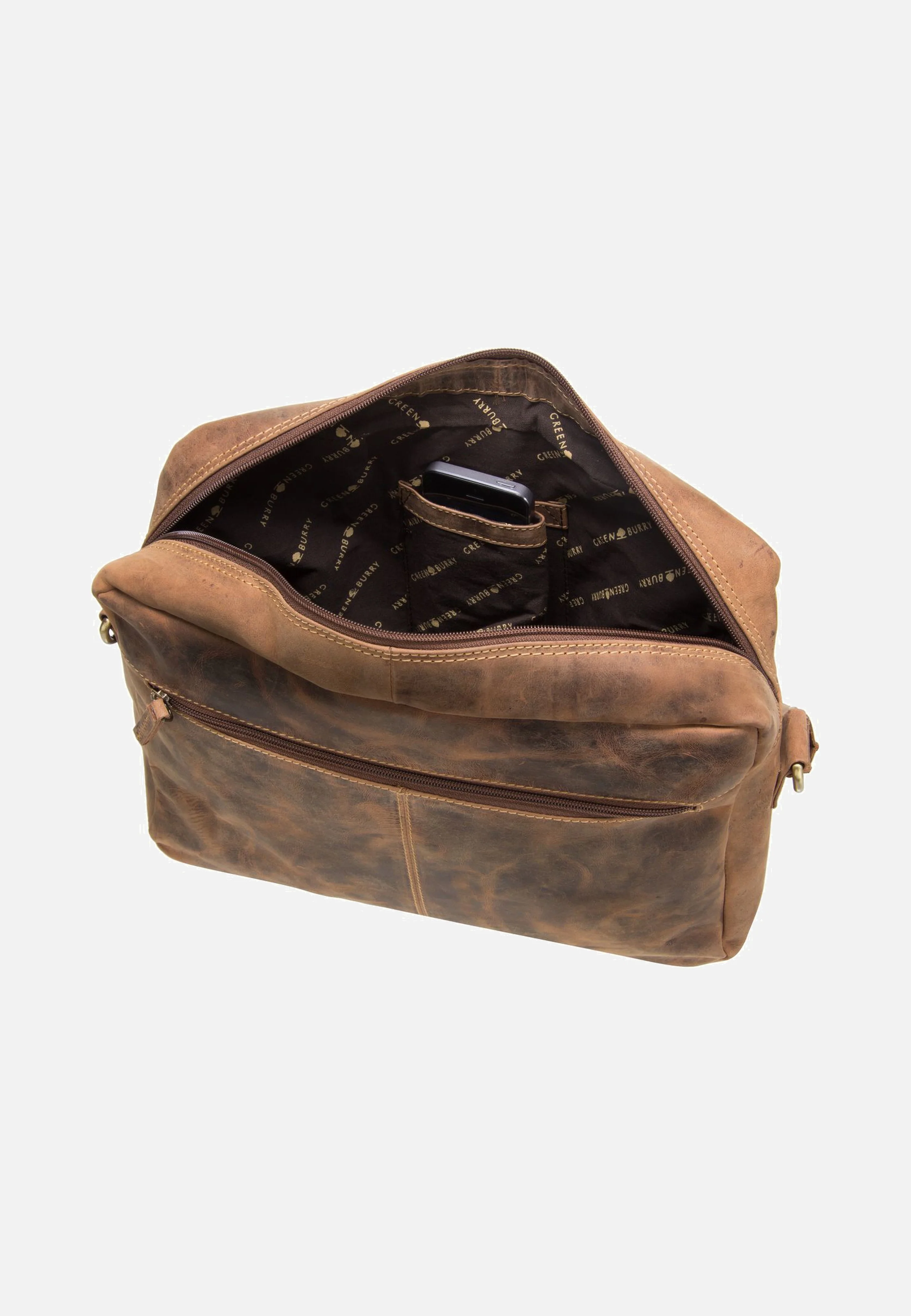 Vintage 1653 Reporter Bag Sattelbraun - Crossbody Bag - Image 3