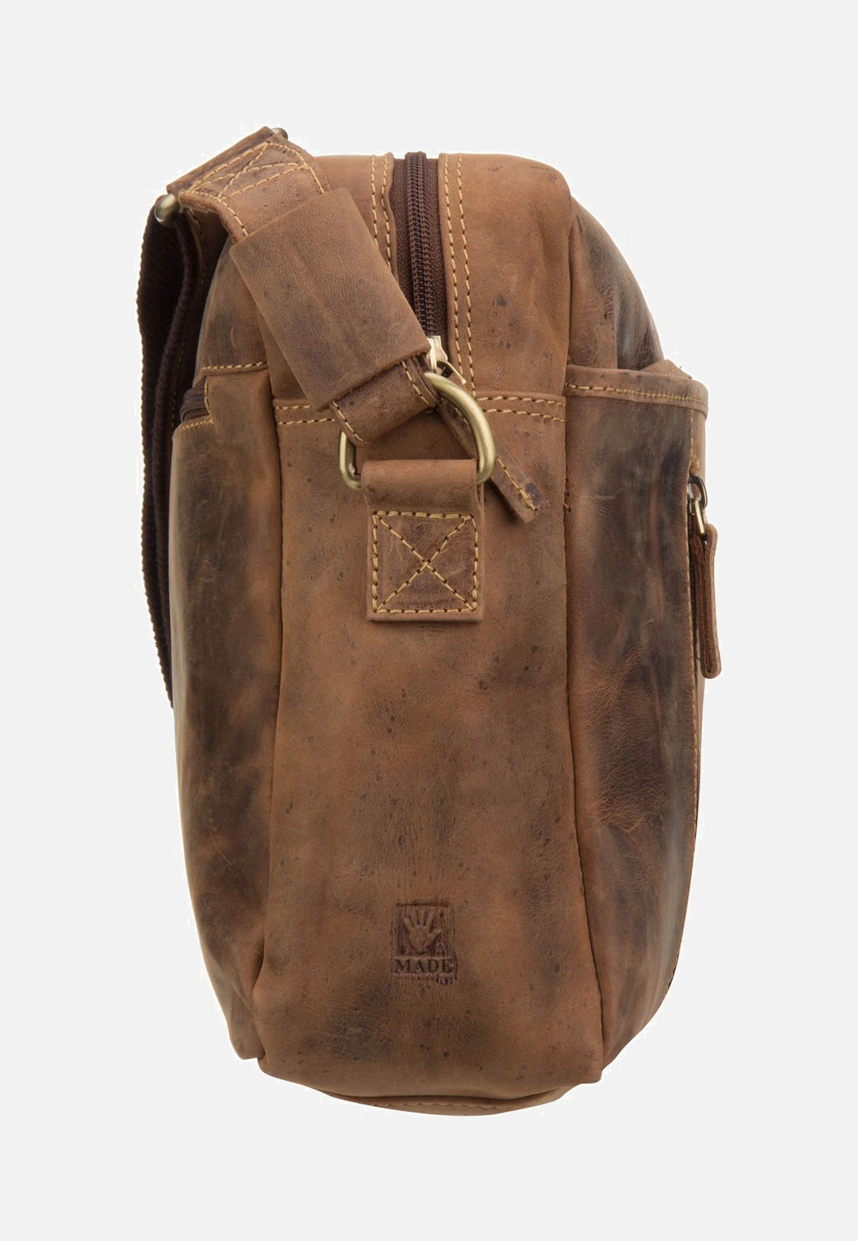 Vintage 1653 Reporter Bag Sattelbraun - Crossbody Bag - Image 6