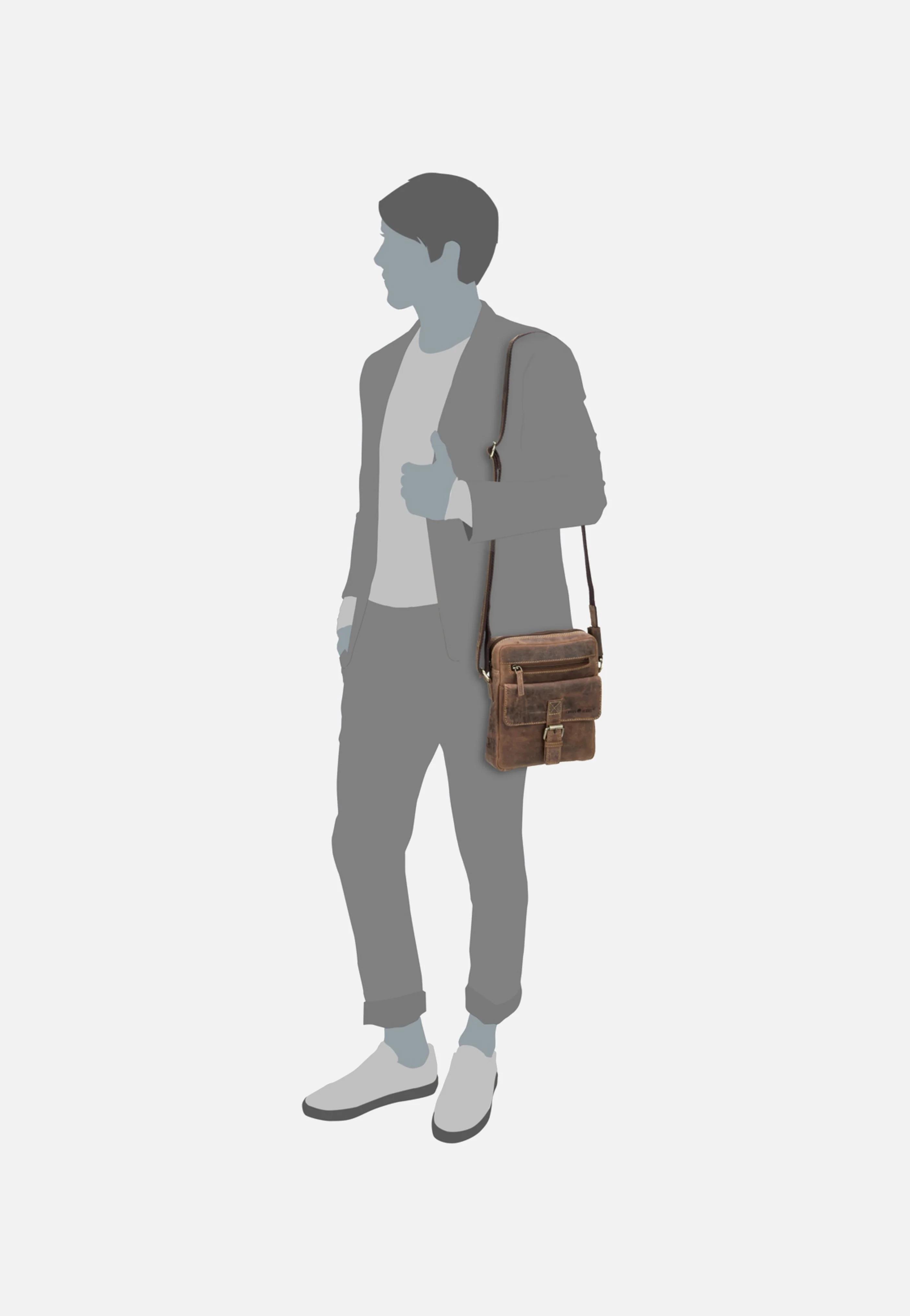 Vintage 1663 Sattelbraun - Crossbody Bag - Image 7