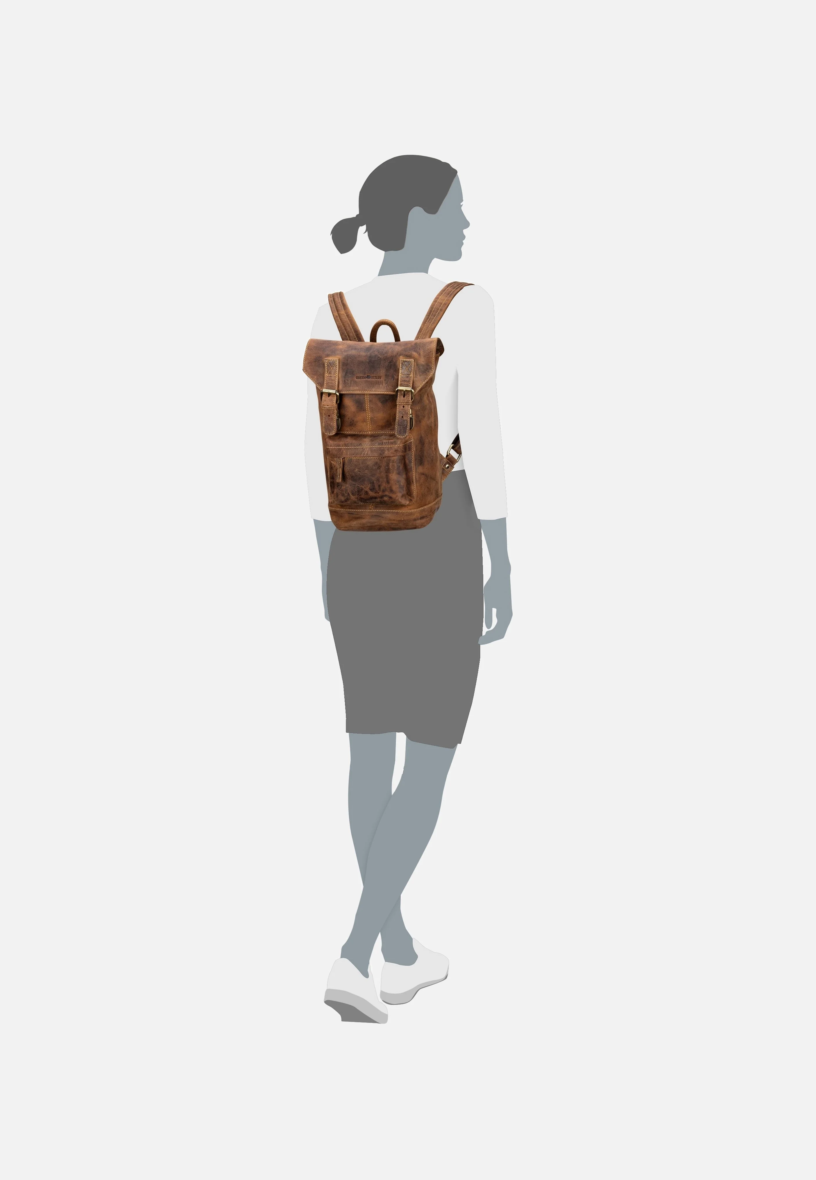 Vintage 1689S Sattelbraun - Rucksack - Image 6