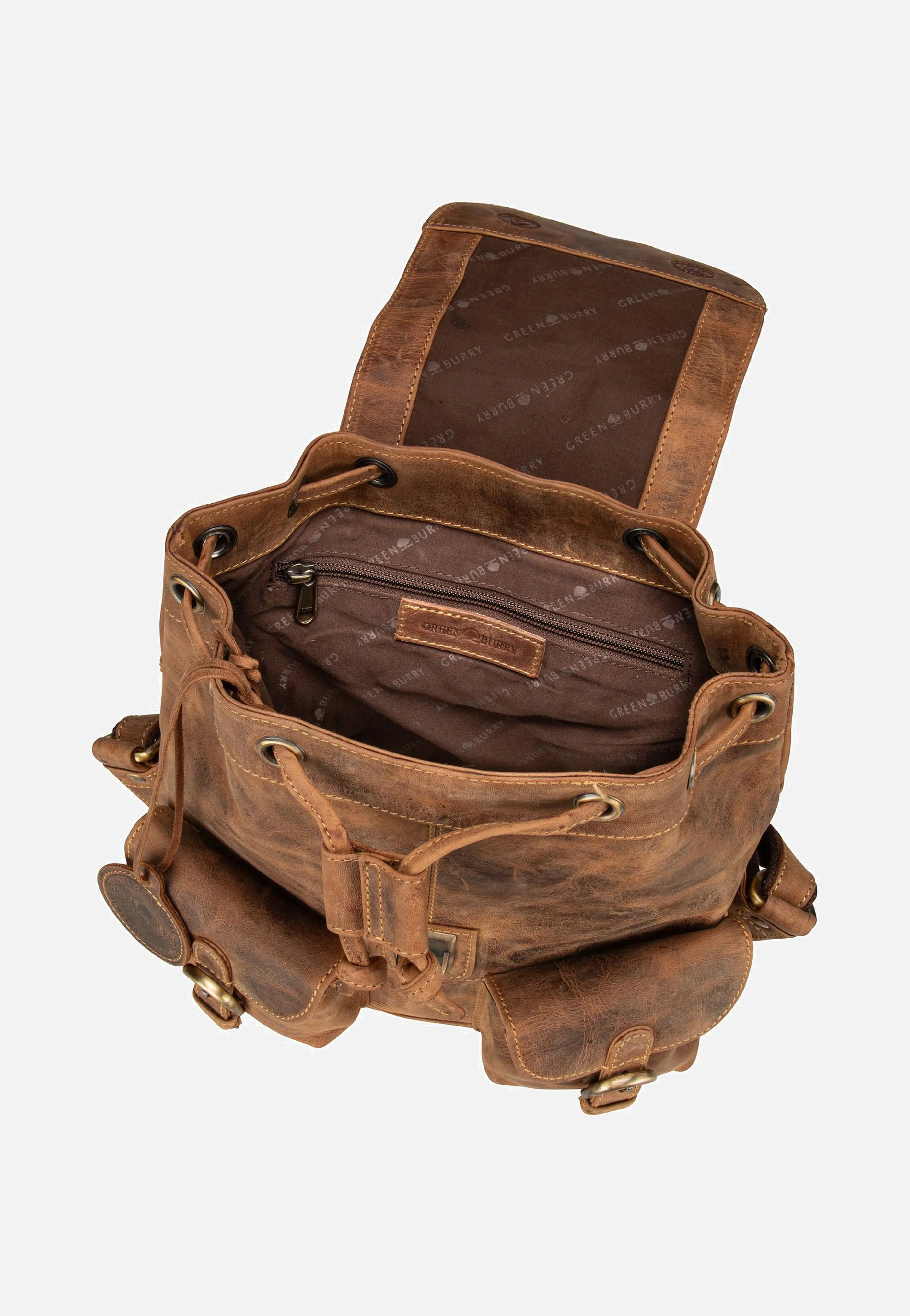 Vintage 1711S Sattelbraun - Rucksack - Image 3