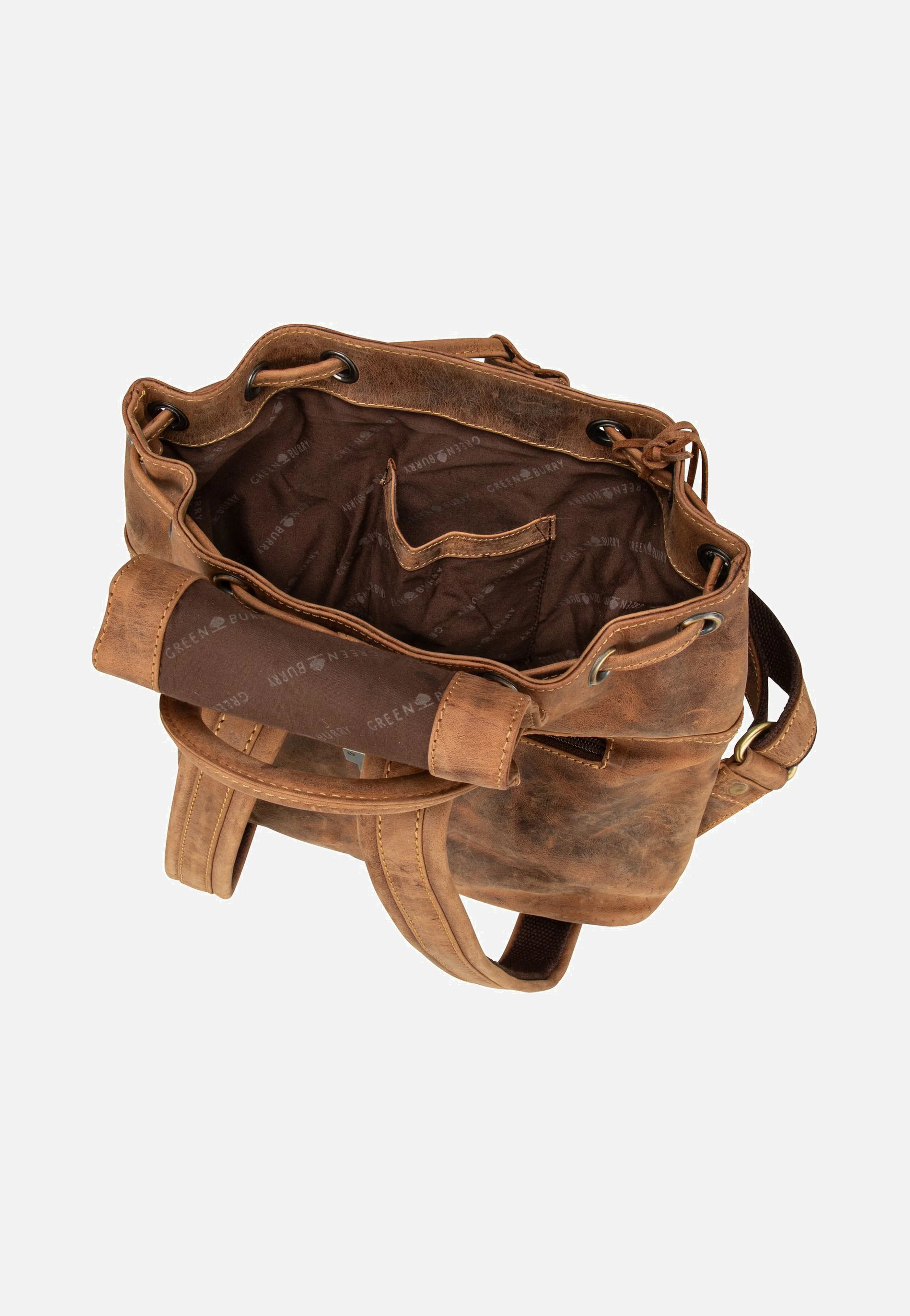 Vintage 1711S Sattelbraun - Rucksack - Image 4