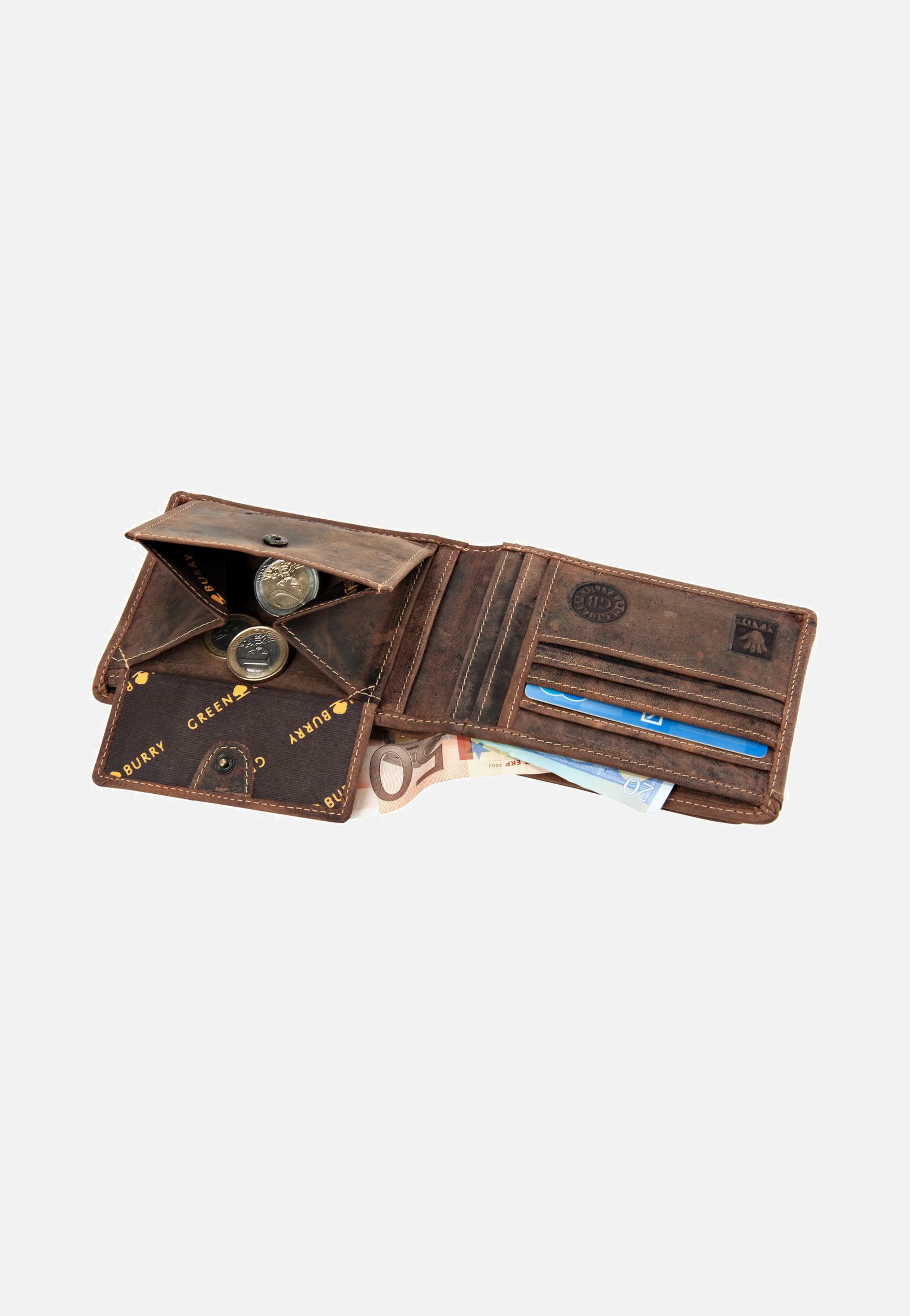 Vintage 2tlg. patented Sattelbraun - Portemonnaie - Image 4