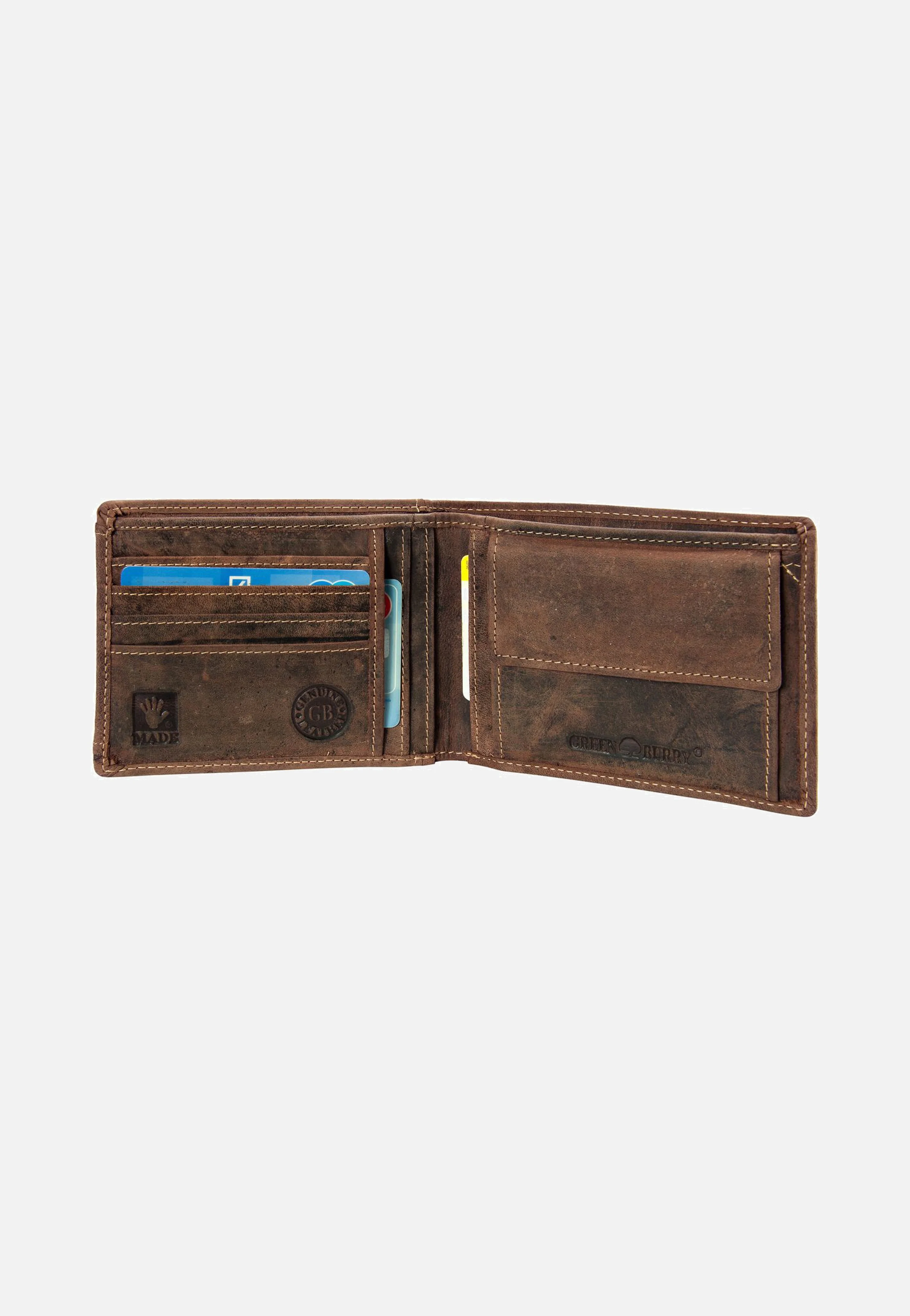 Vintage 2tlg. patented Sattelbraun - Portemonnaie - Image 5