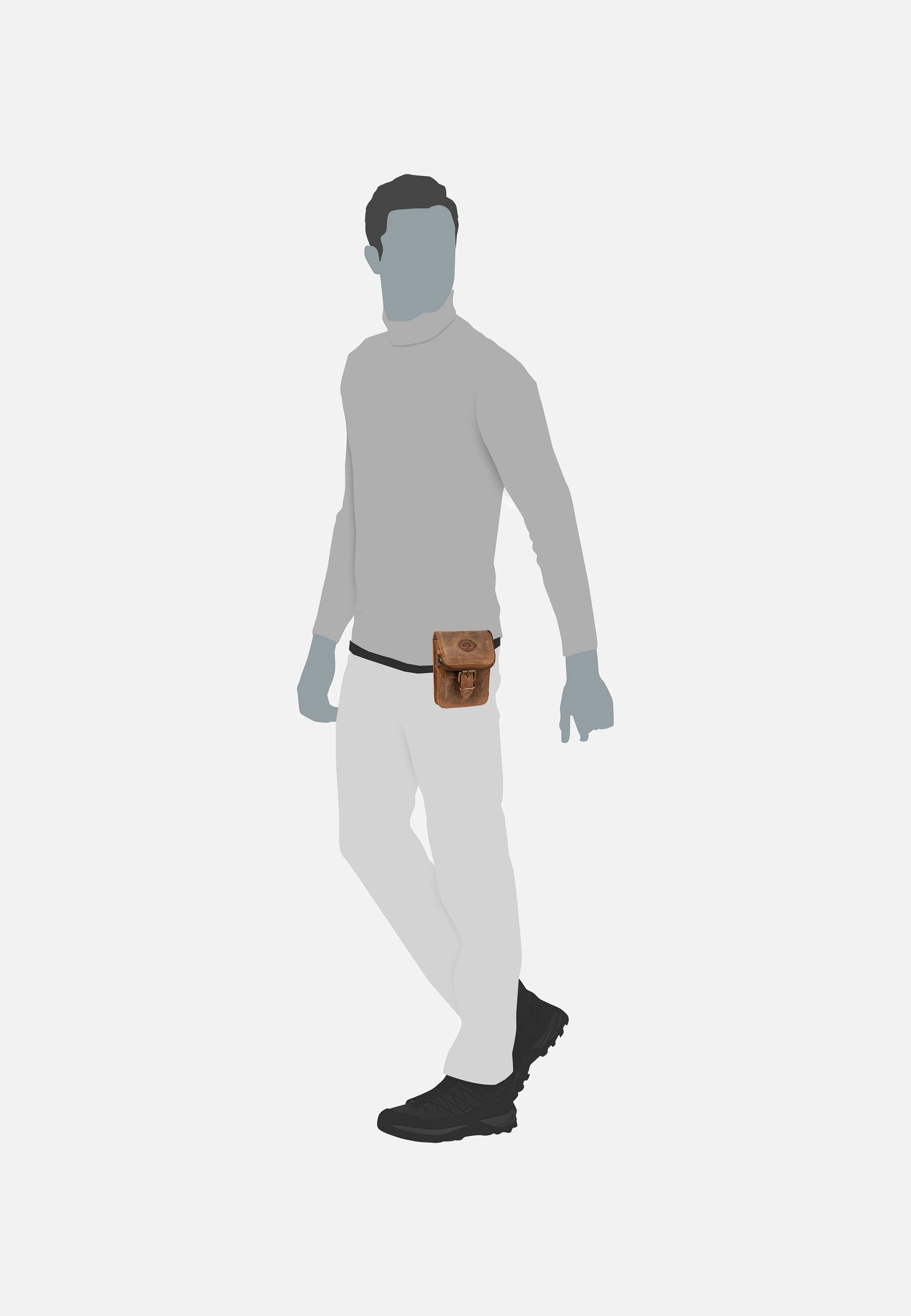 Vintage 326 Sattelbraun - Bauchtasche - Image 7