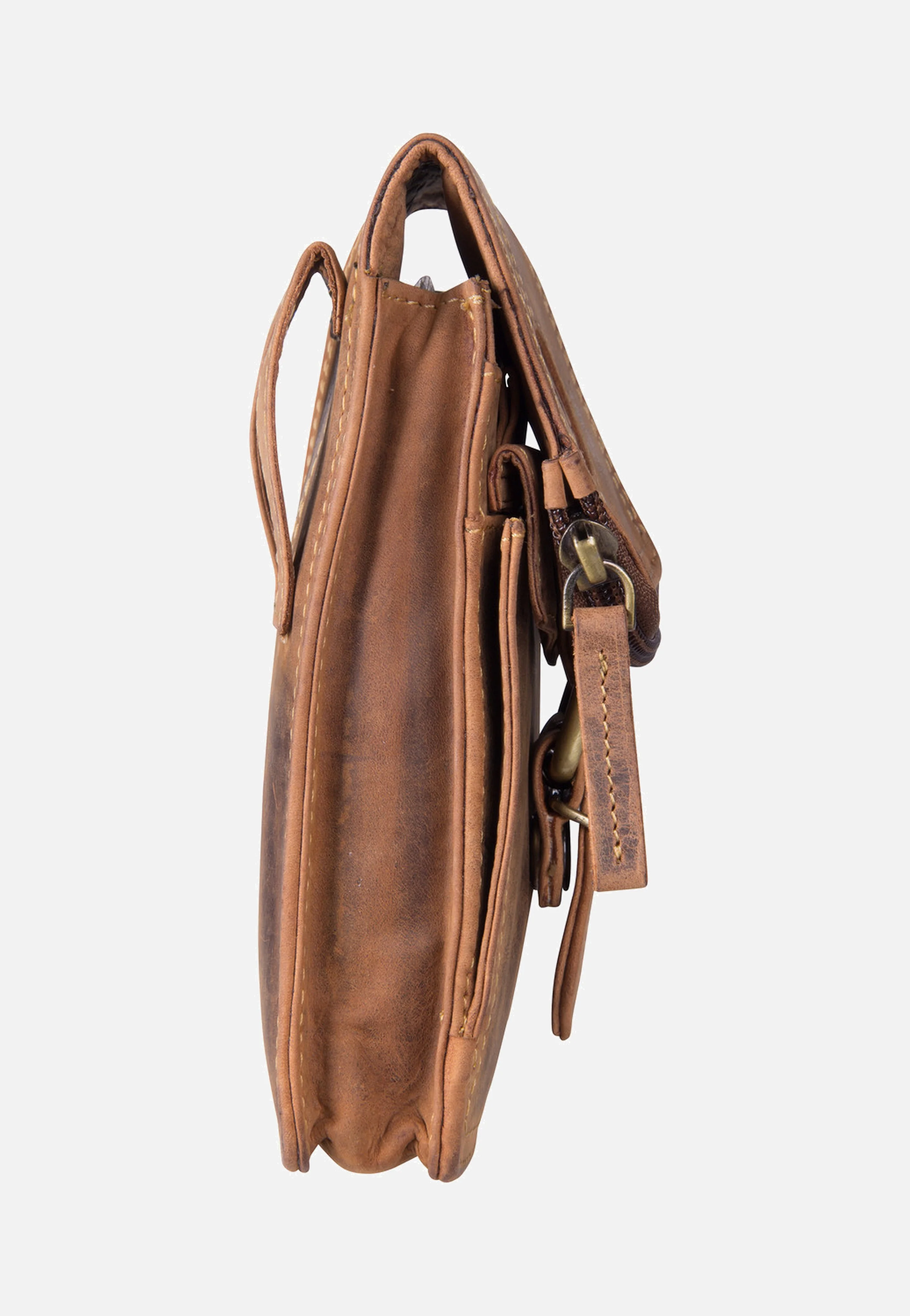 Vintage 326M RV-Gürteltasche XL Sattelbraun - Bauchtasche - Image 4