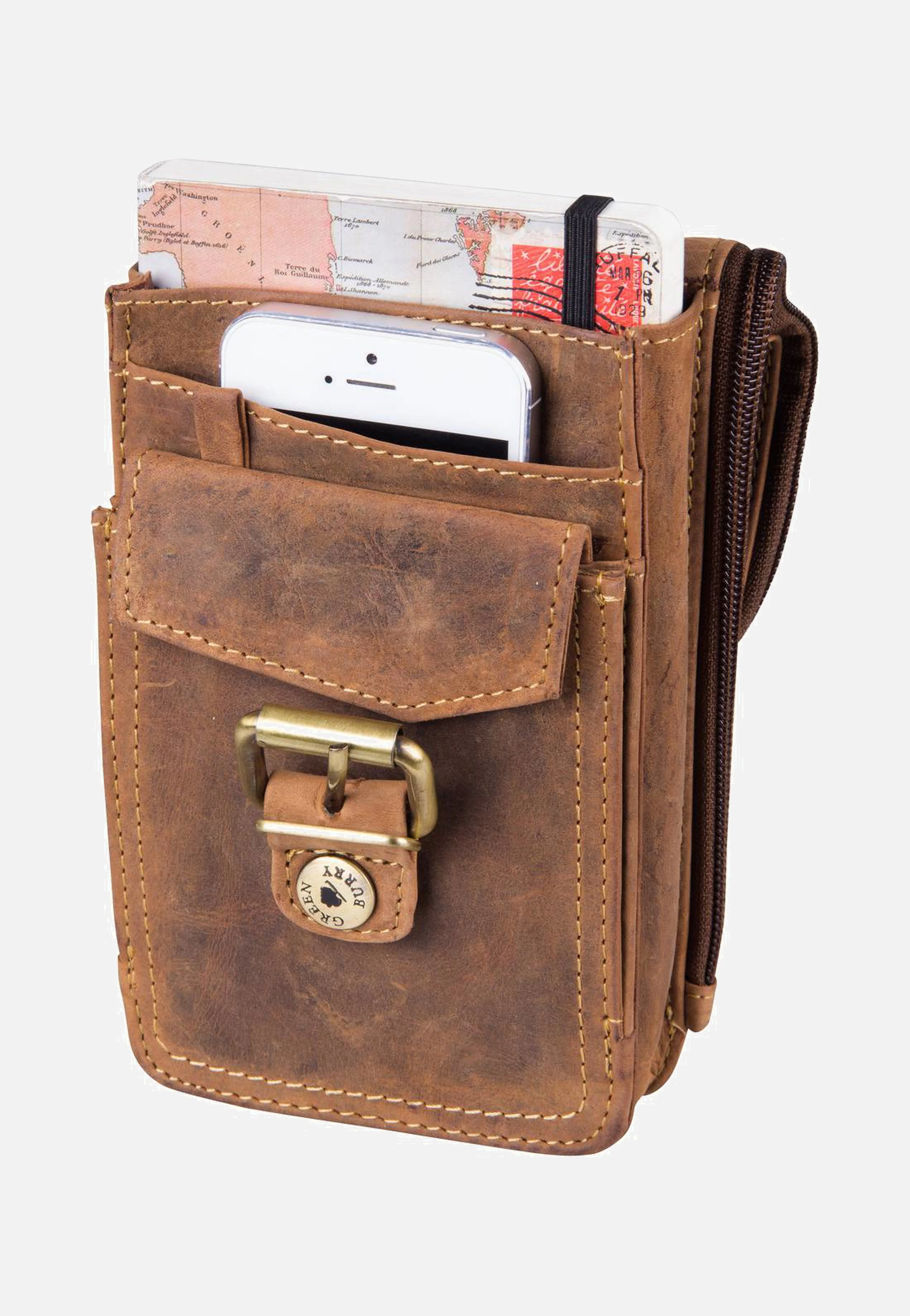 Vintage 326M RV-Gürteltasche XL Sattelbraun - Bauchtasche - Image 5