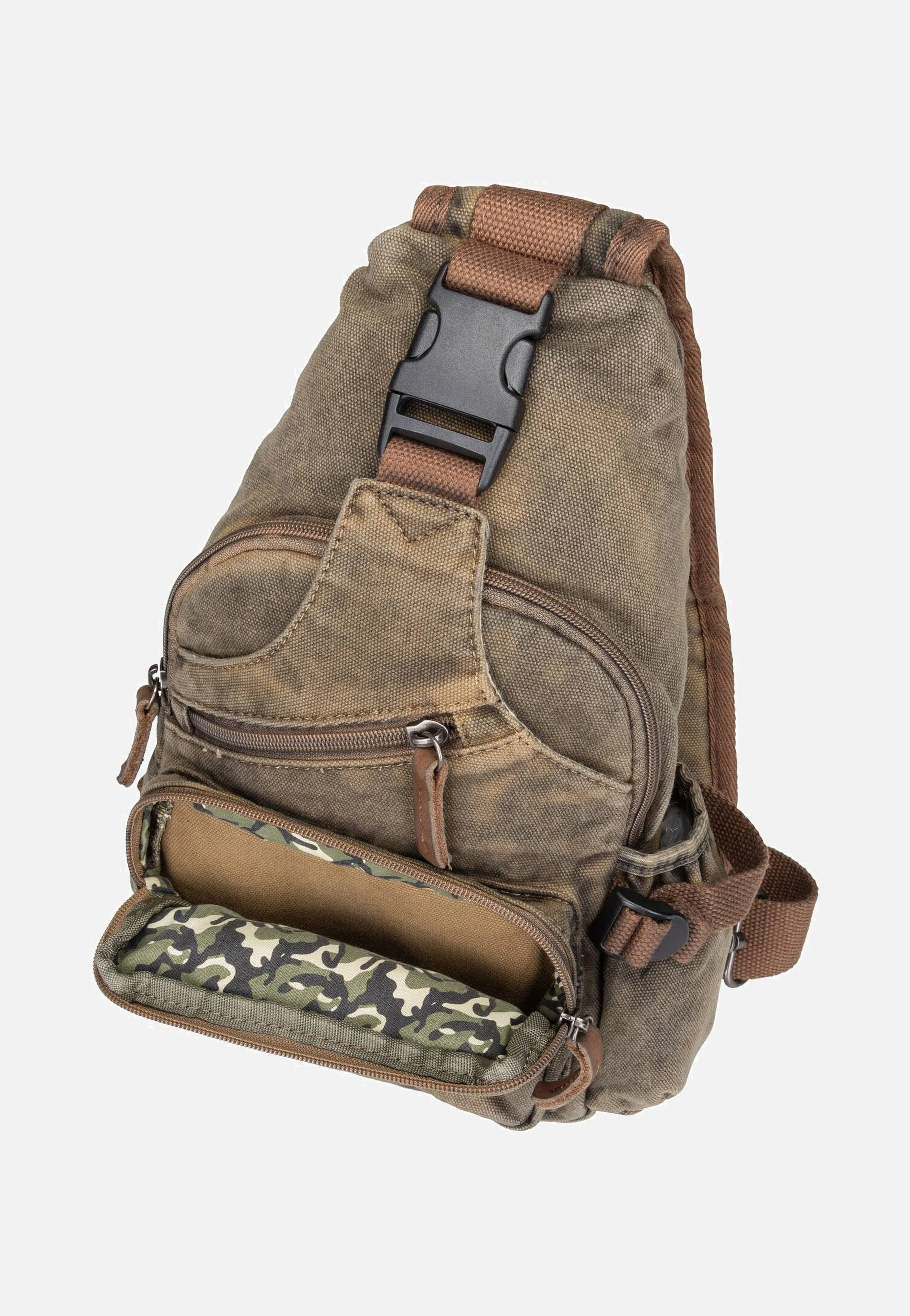 Vintage Aviator 5890 Khaki - Sling Bag - Image 4