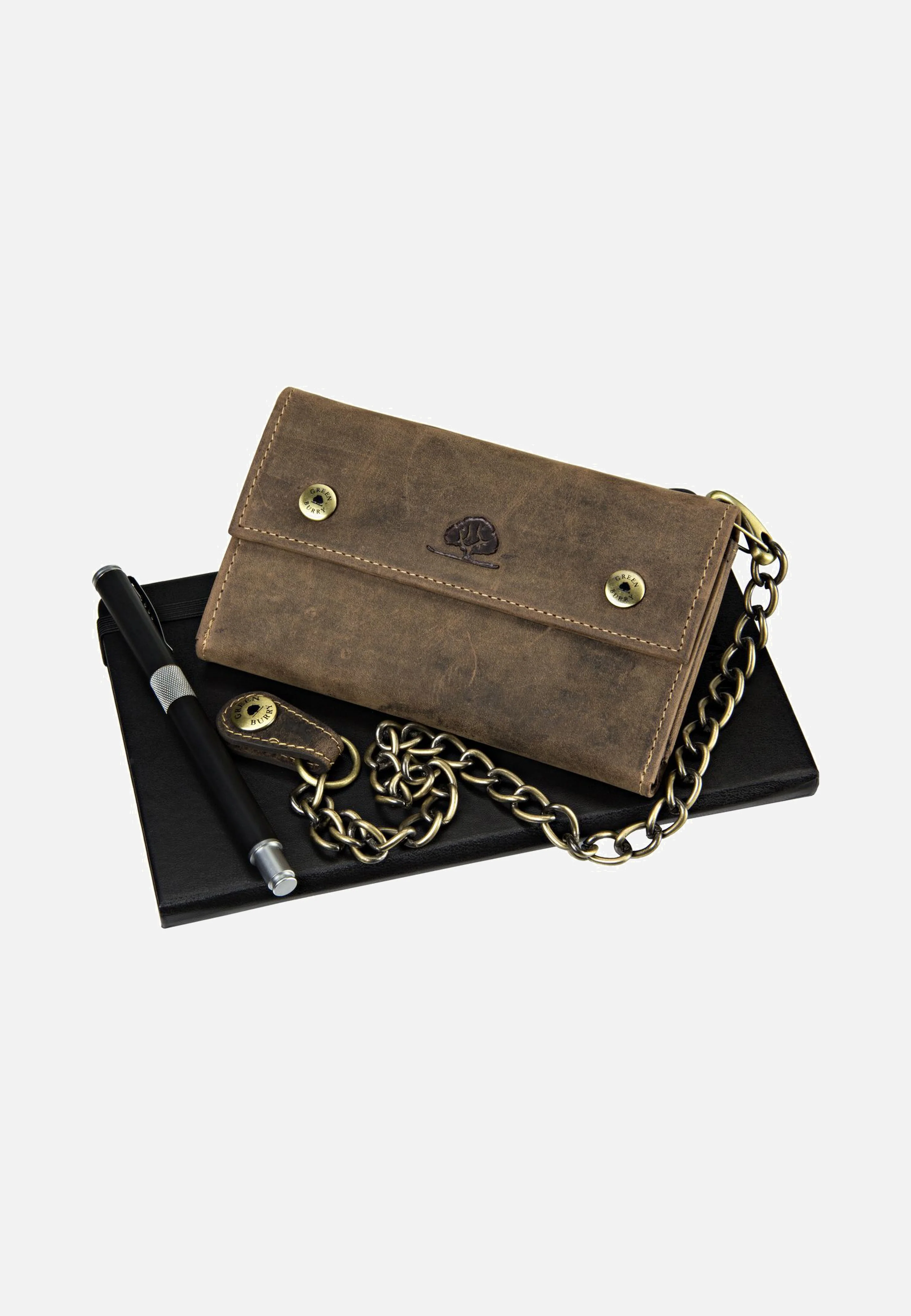 Vintage Bikerbörse Sattelbraun - Portemonnaie - Image 6