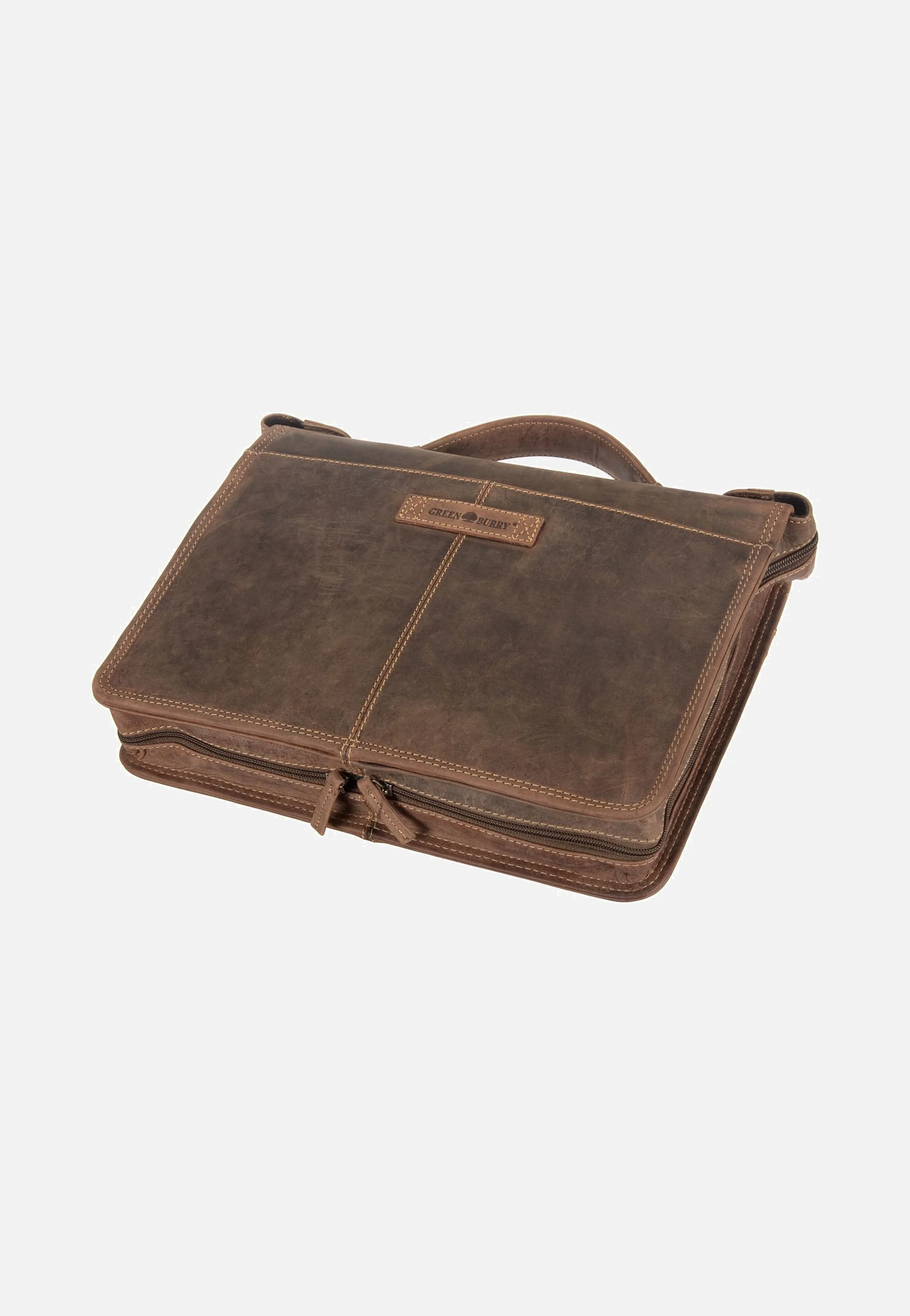 Vintage Business Planer Sattelbraun - Dokumentenmappe - Image 6