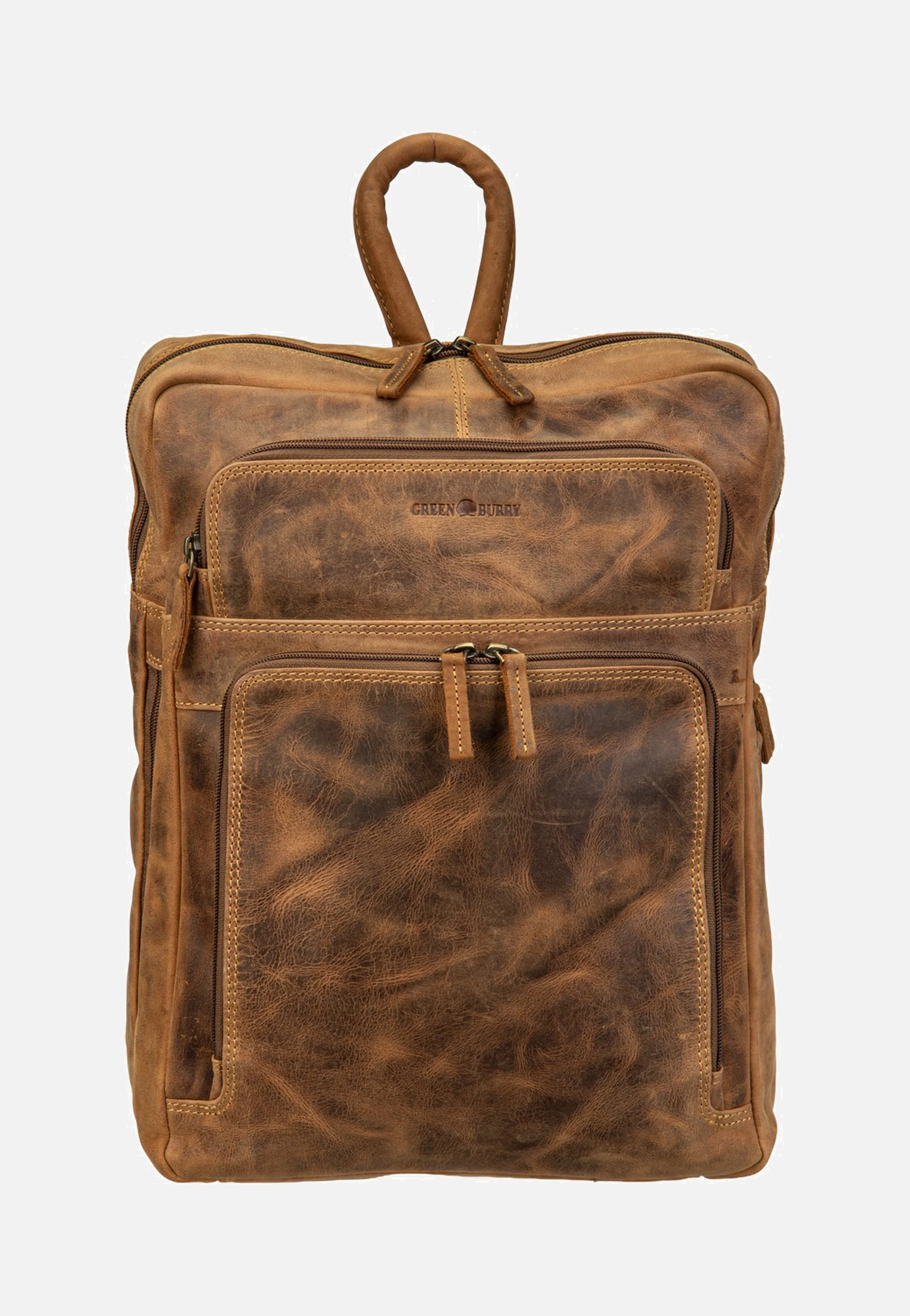 Vintage Business Project 1 Sattelbraun - Rucksack - Image 2