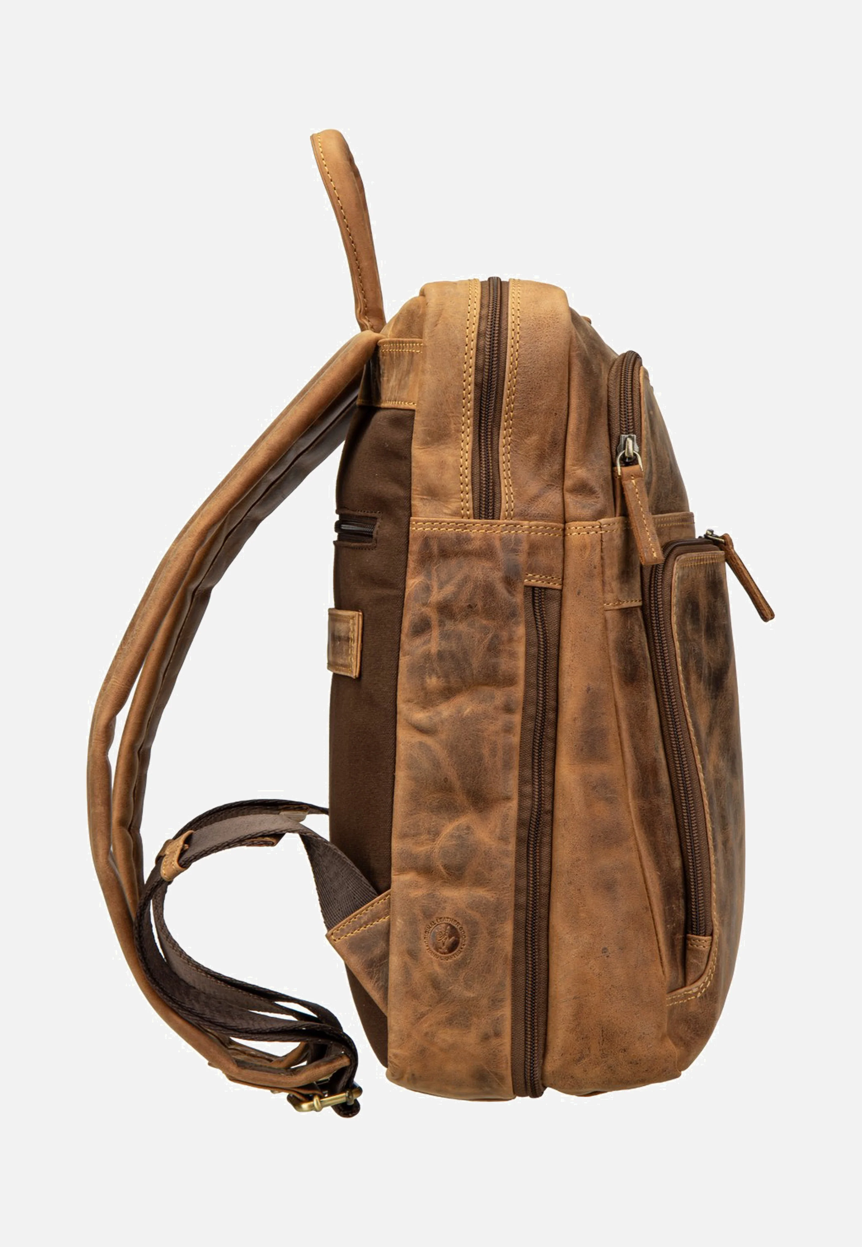 Vintage Business Project 1 Sattelbraun - Rucksack - Image 4
