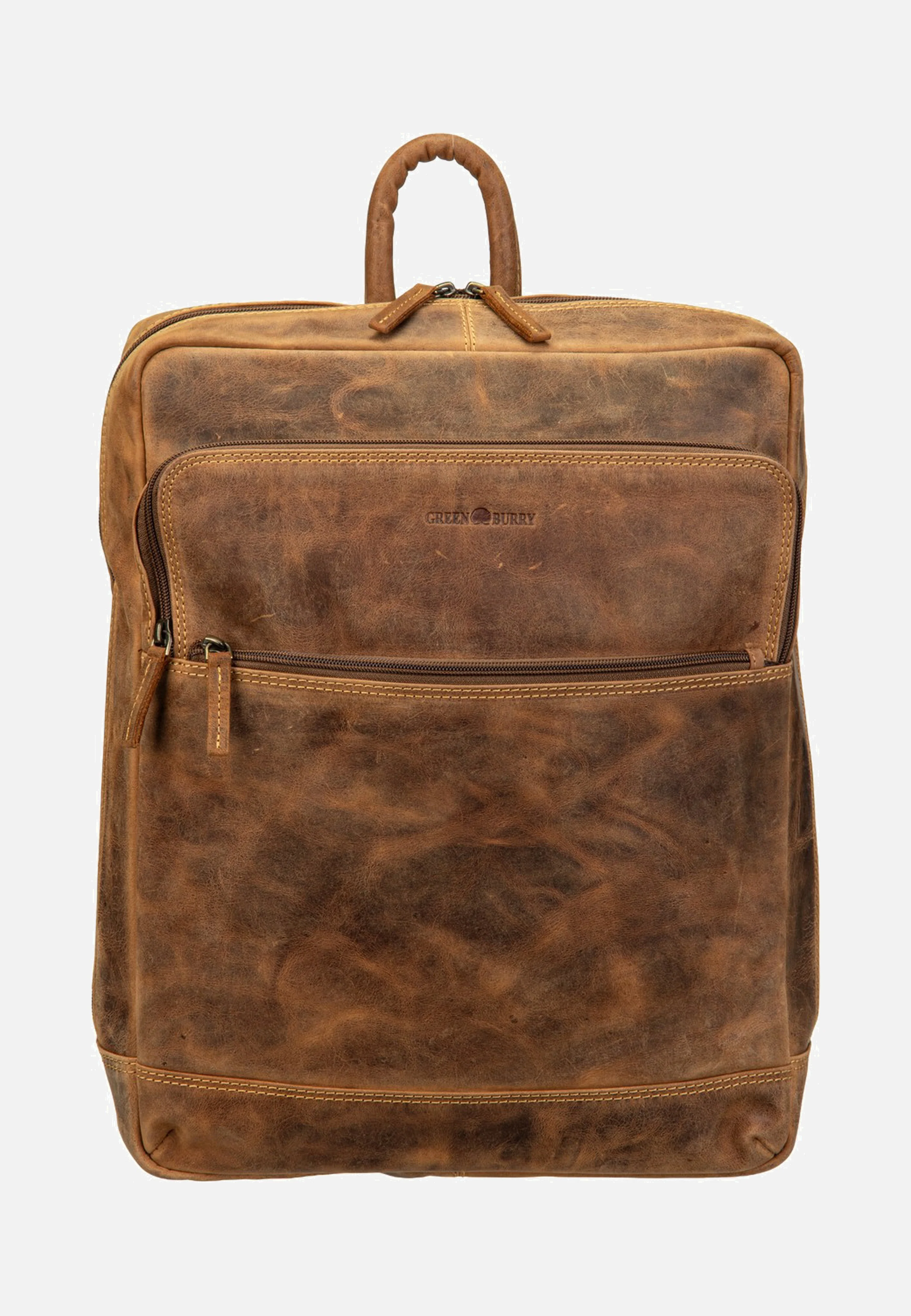Vintage Business Project 2 Sattelbraun - Rucksack - Image 4