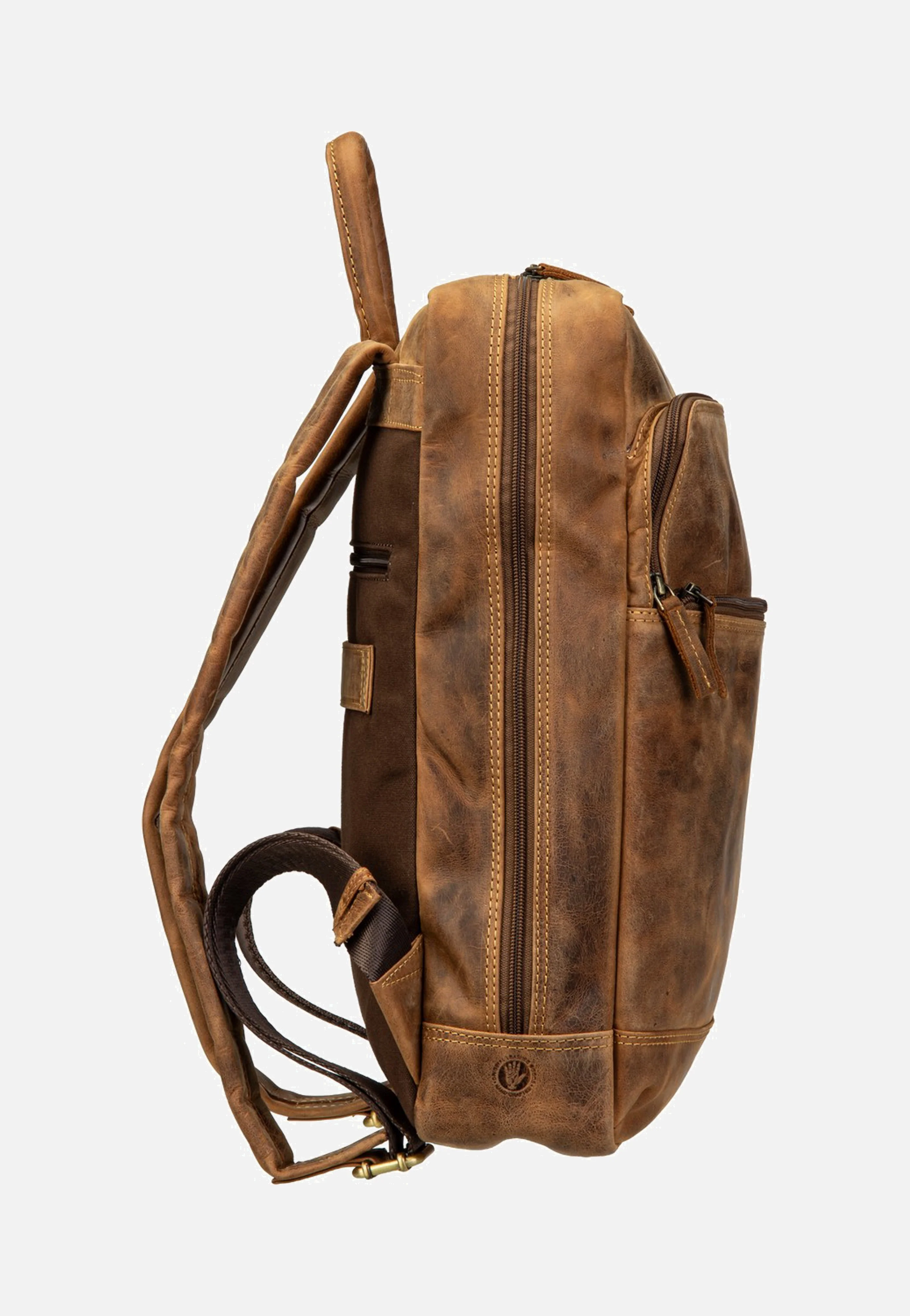 Vintage Business Project 2 Sattelbraun - Rucksack - Image 5