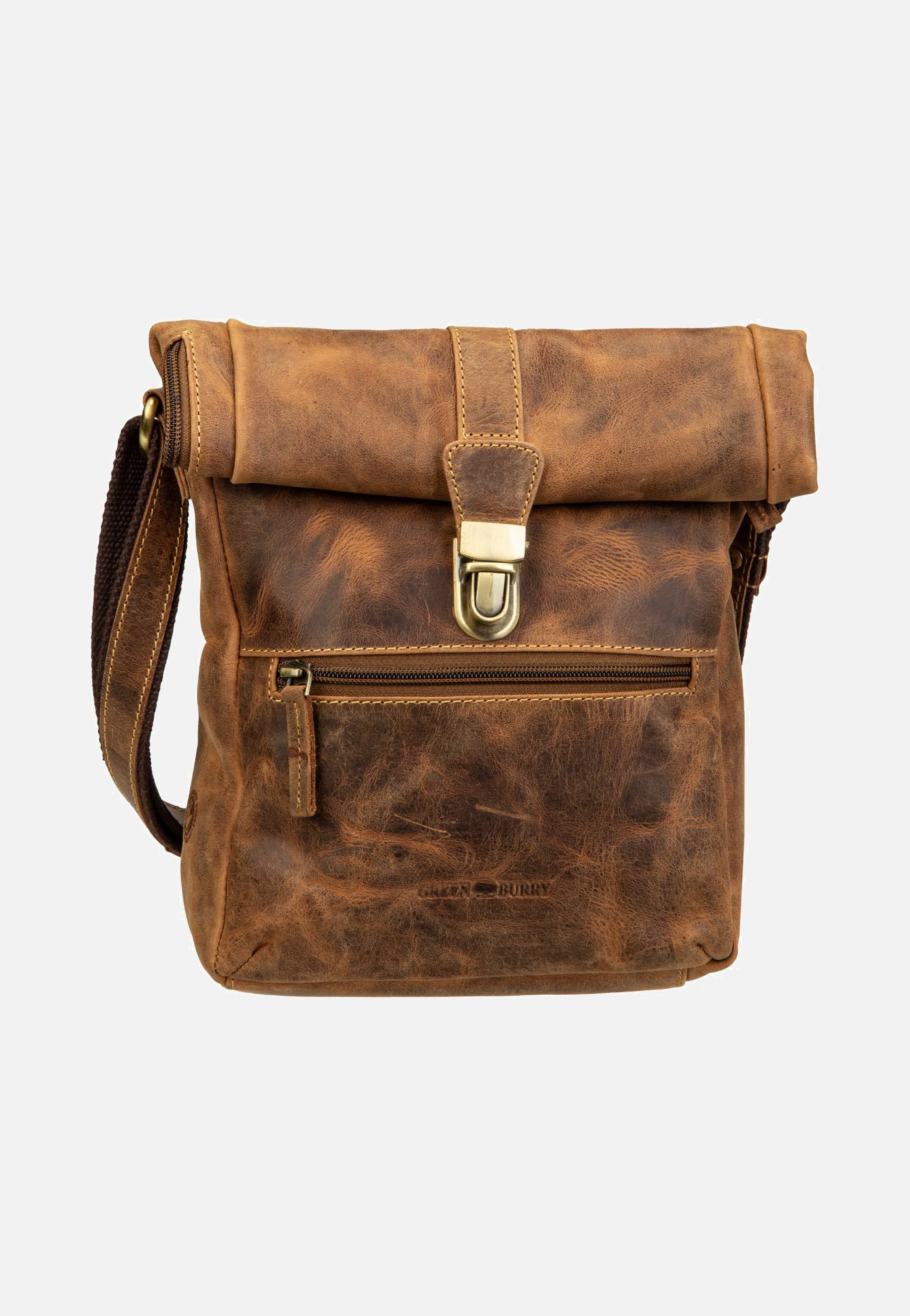 Vintage Foldflap Sattelbraun - Crossbody Bag - Image 2
