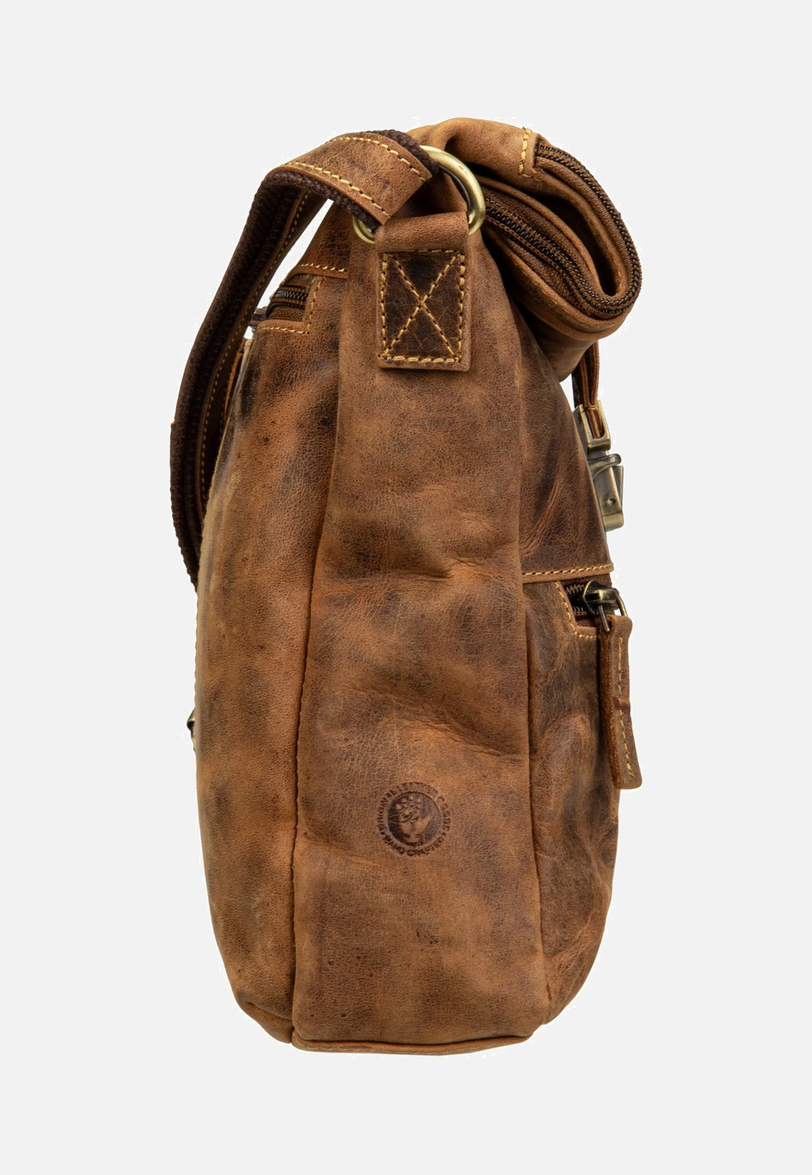 Vintage Foldflap Sattelbraun - Crossbody Bag - Image 4