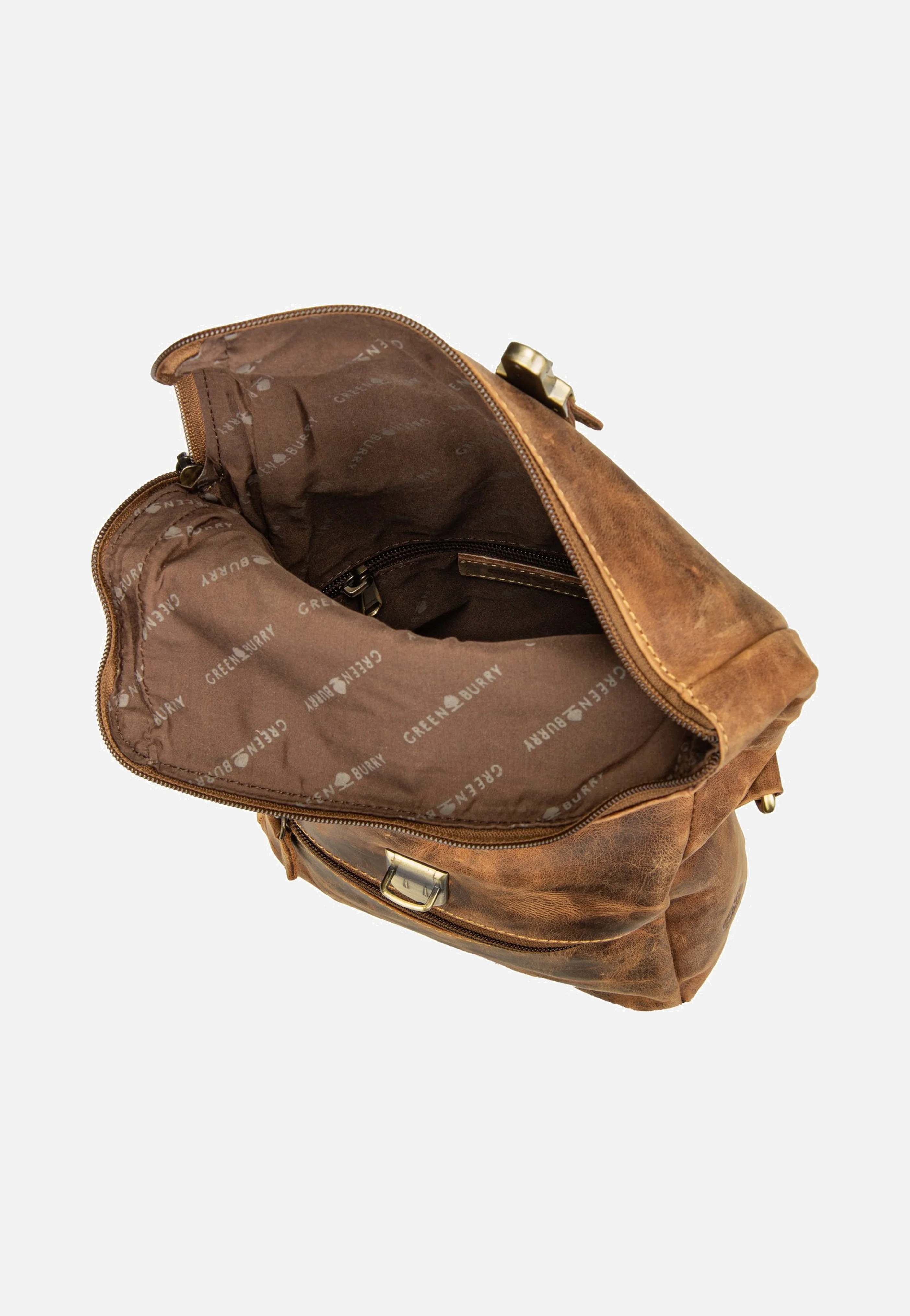 Vintage Foldflap Sattelbraun - Crossbody Bag - Image 5