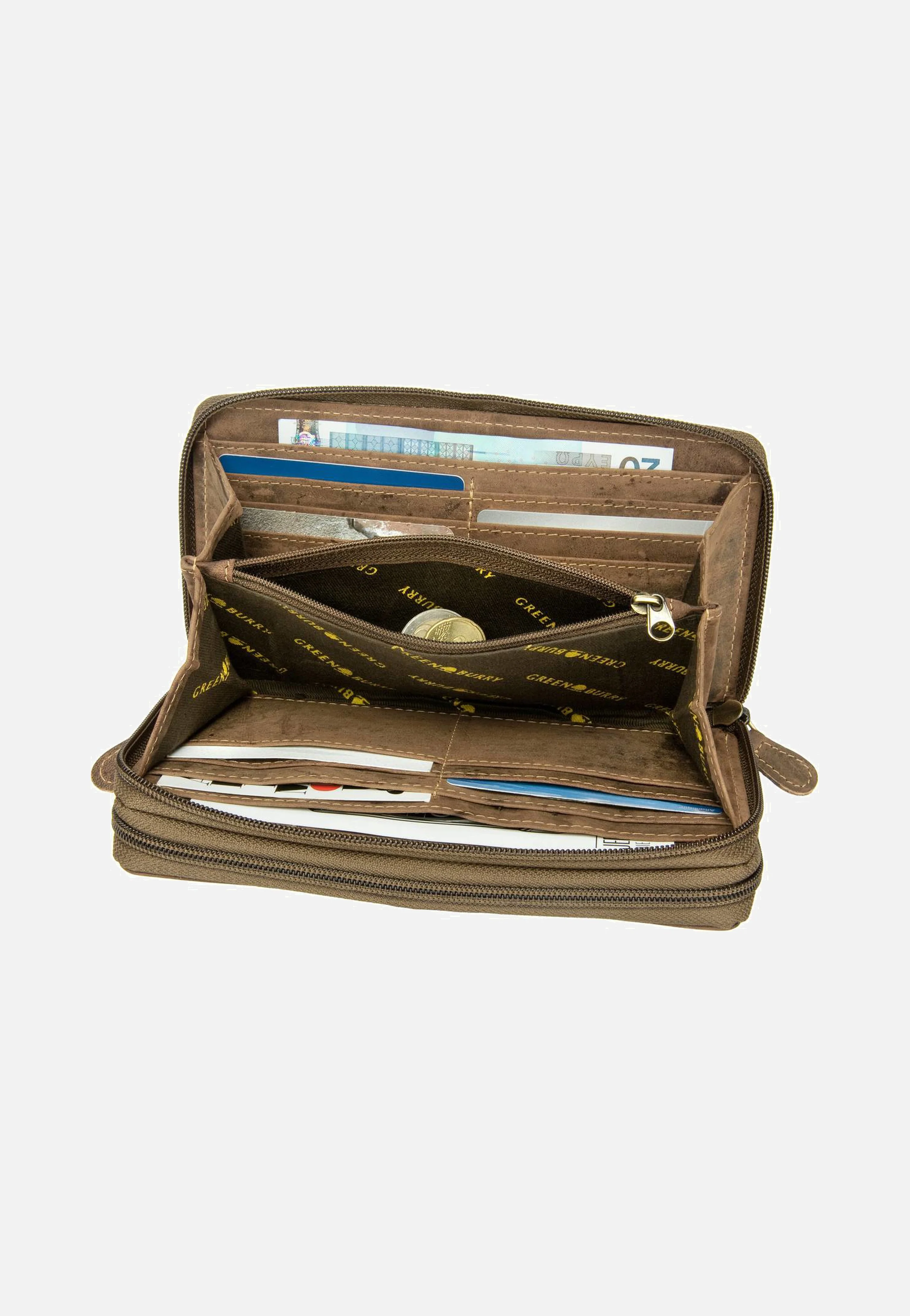 Vintage Leder Sattelbraun - Portemonnaie - Image 3