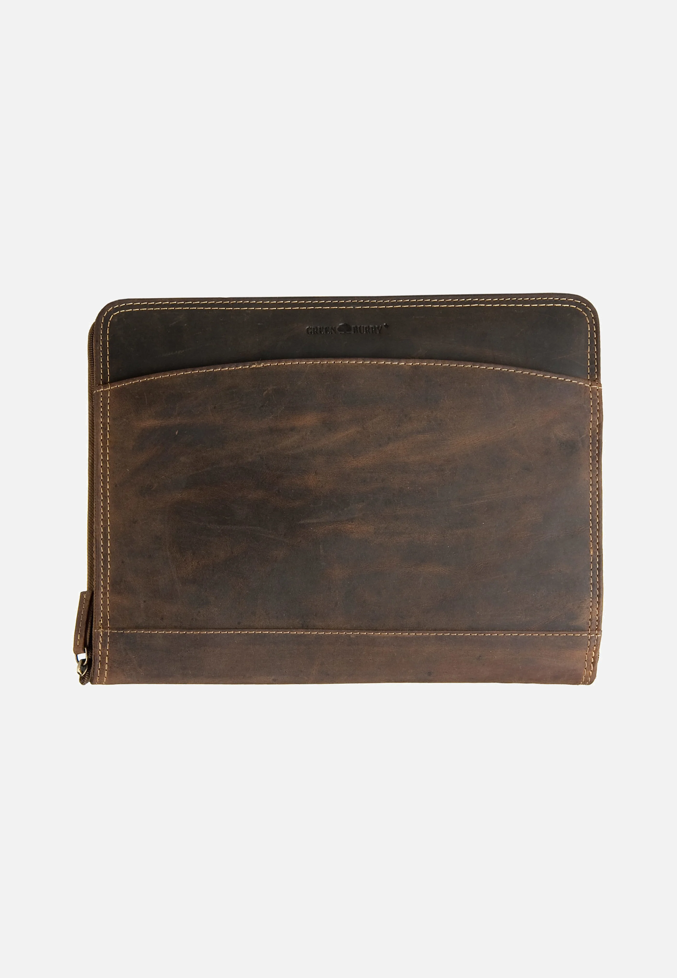Vintage Manager Sattelbraun - Dokumentenmappe