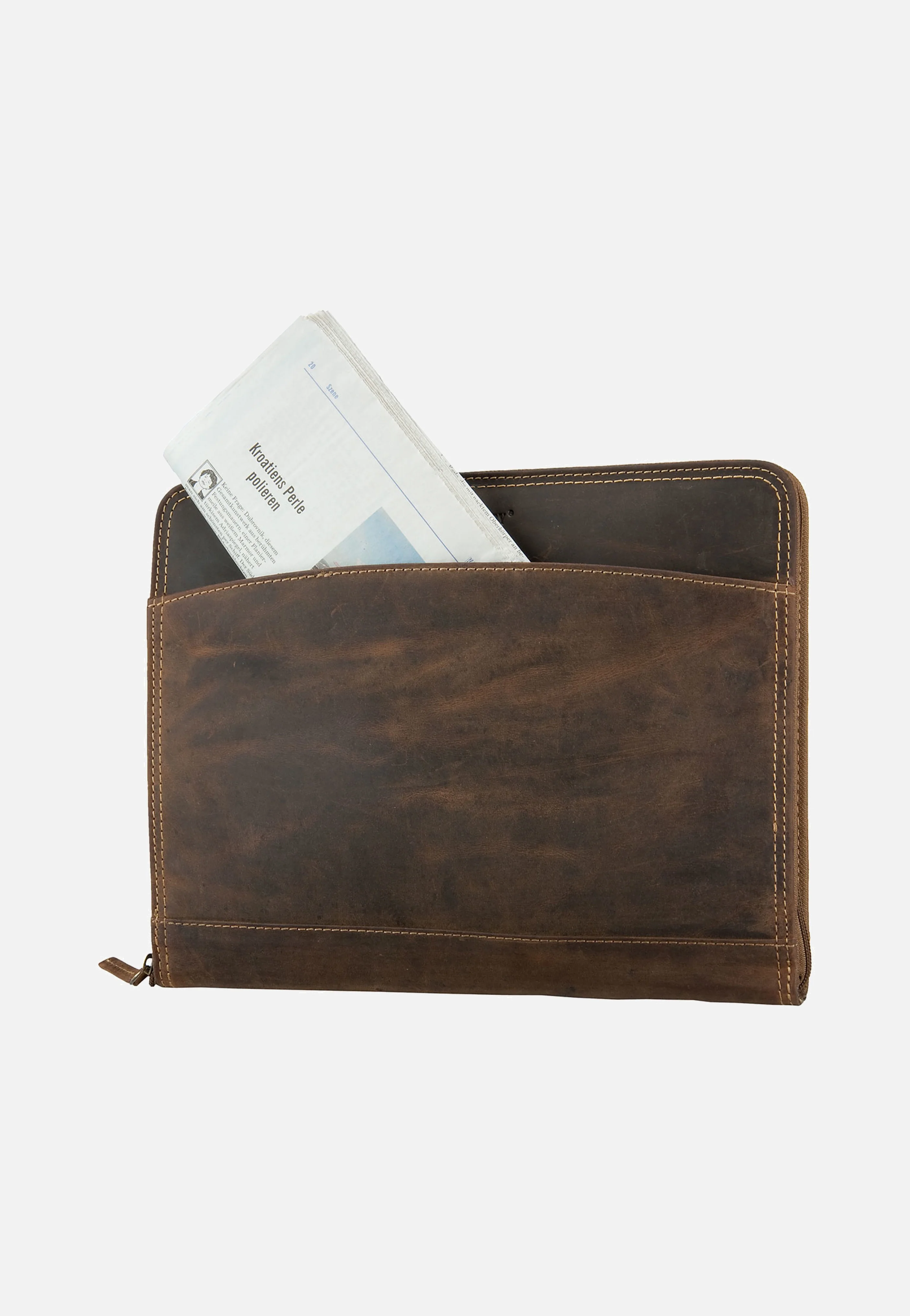 Vintage Manager Sattelbraun - Dokumentenmappe - Image 5