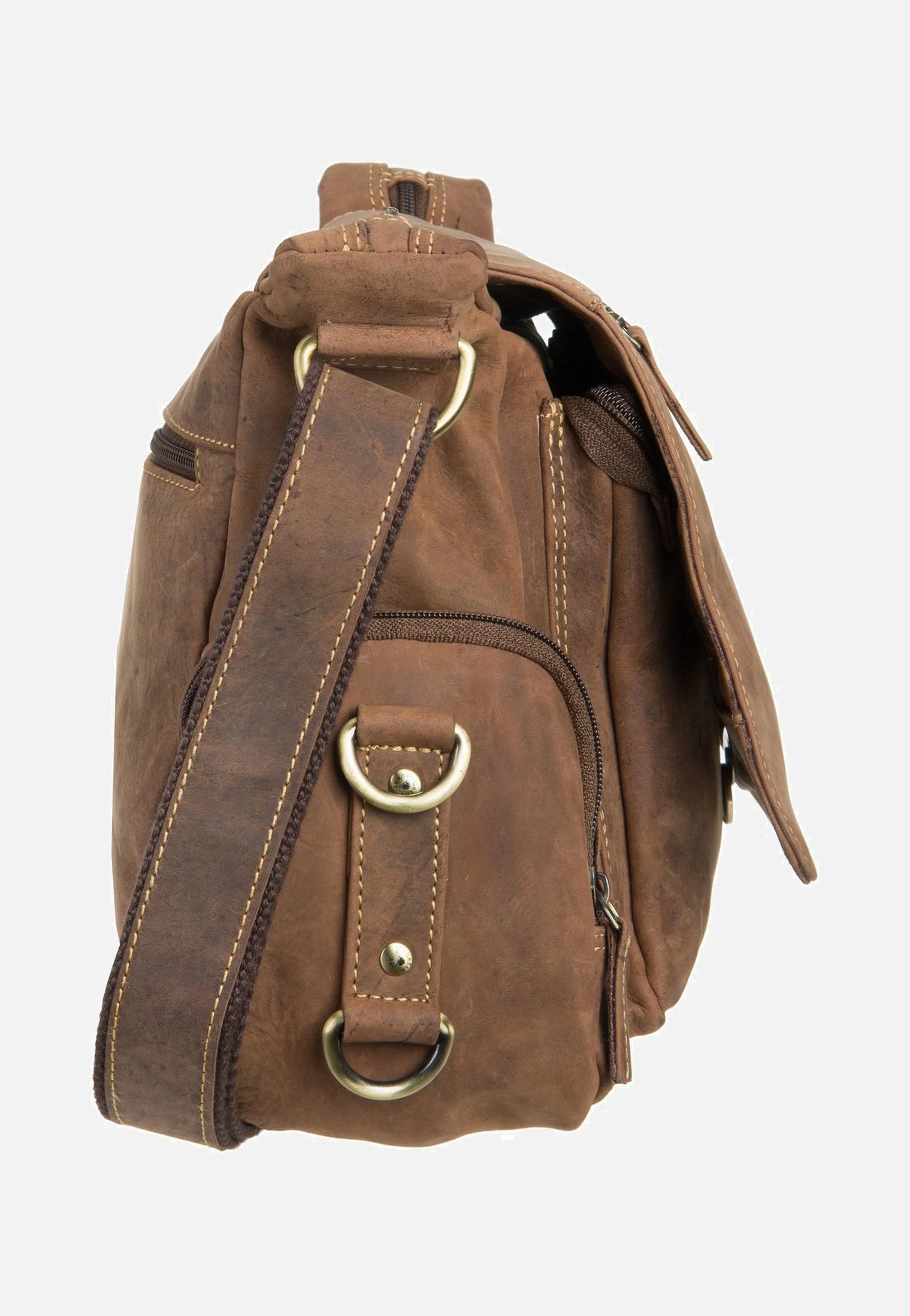 Vintage New Hunting Bag II Sattelbraun - Crossbody Bag - Image 6