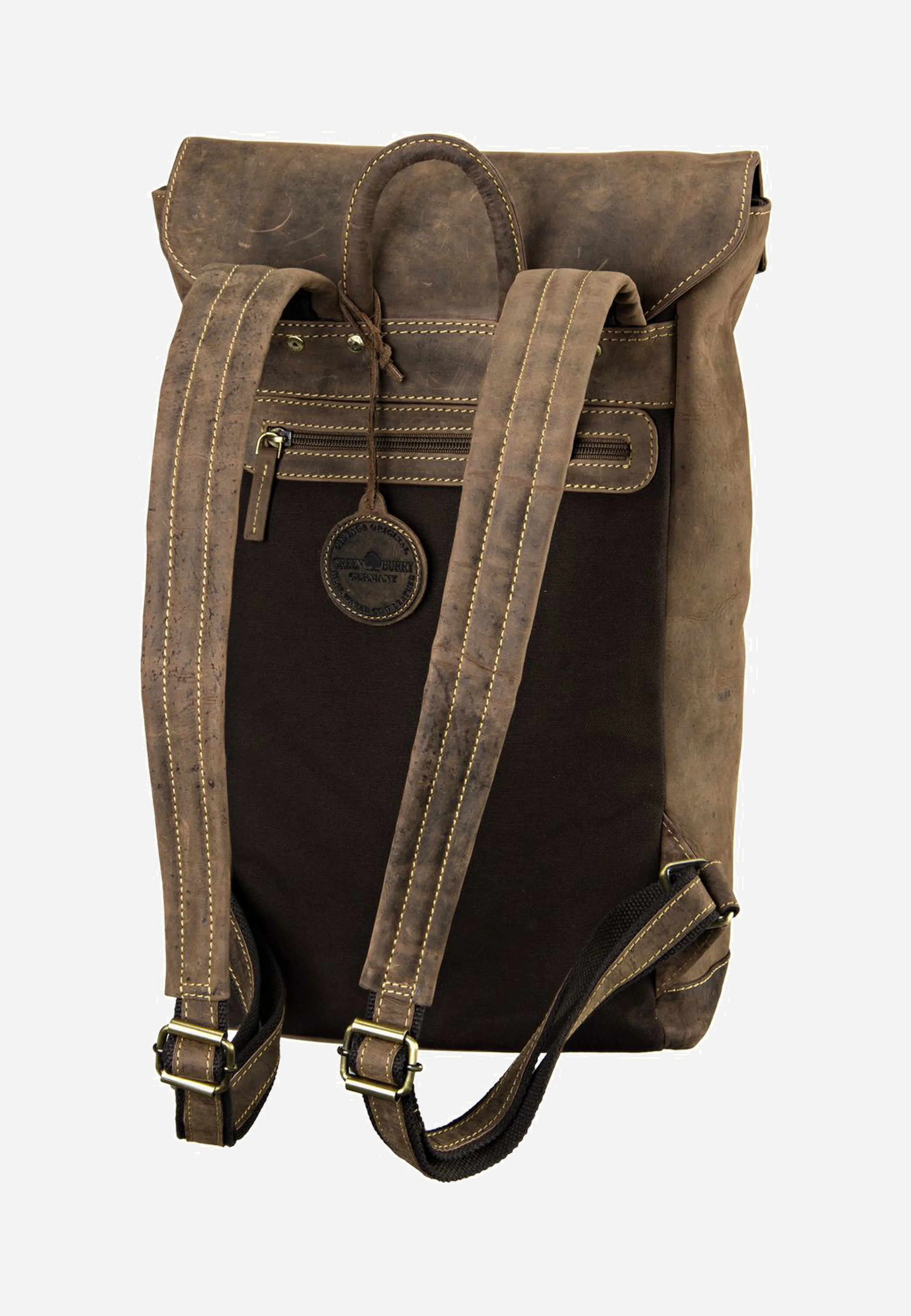 Vintage Retro Sattelbraun - Rucksack - Image 2