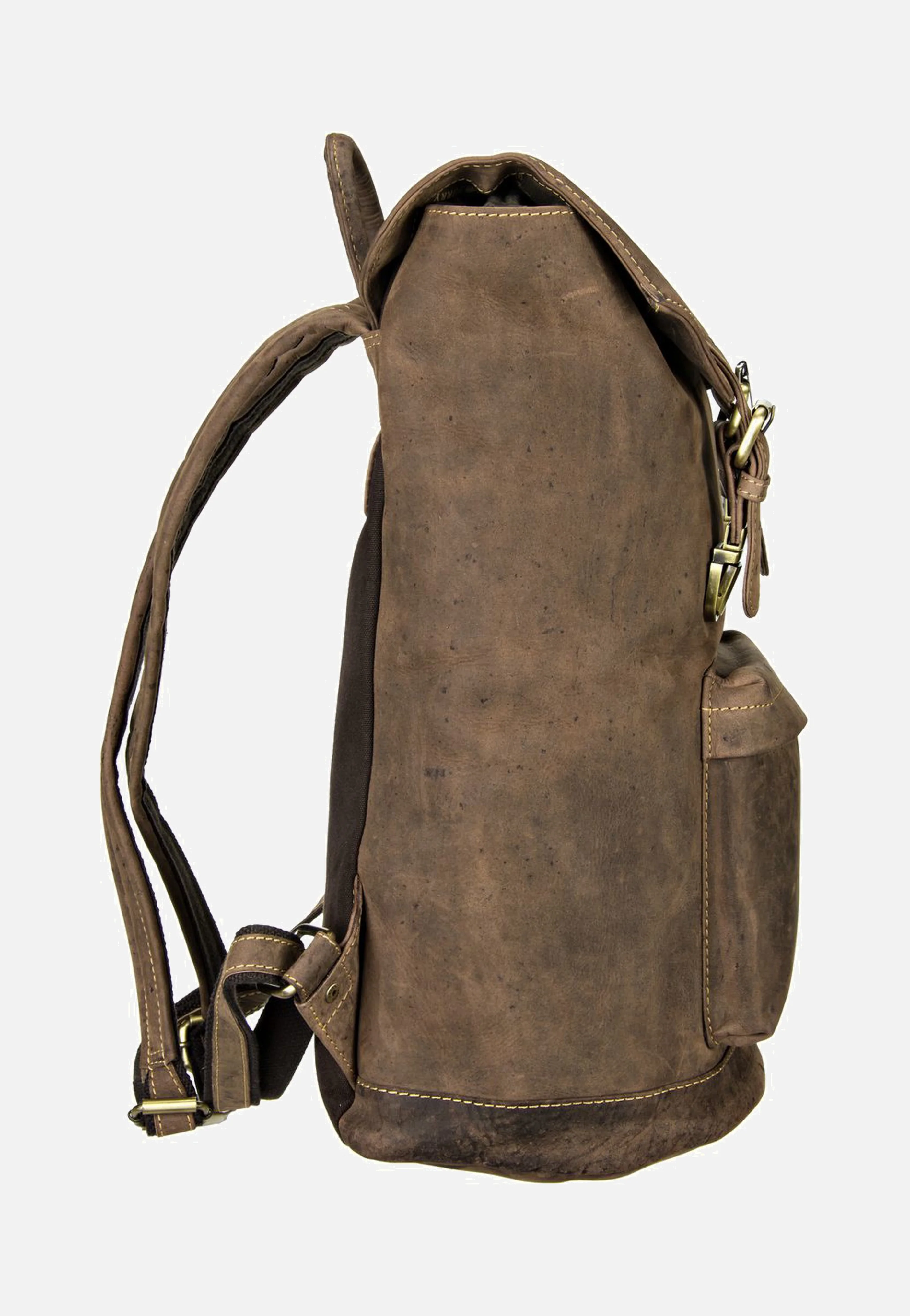 Vintage Retro Sattelbraun - Rucksack - Image 6