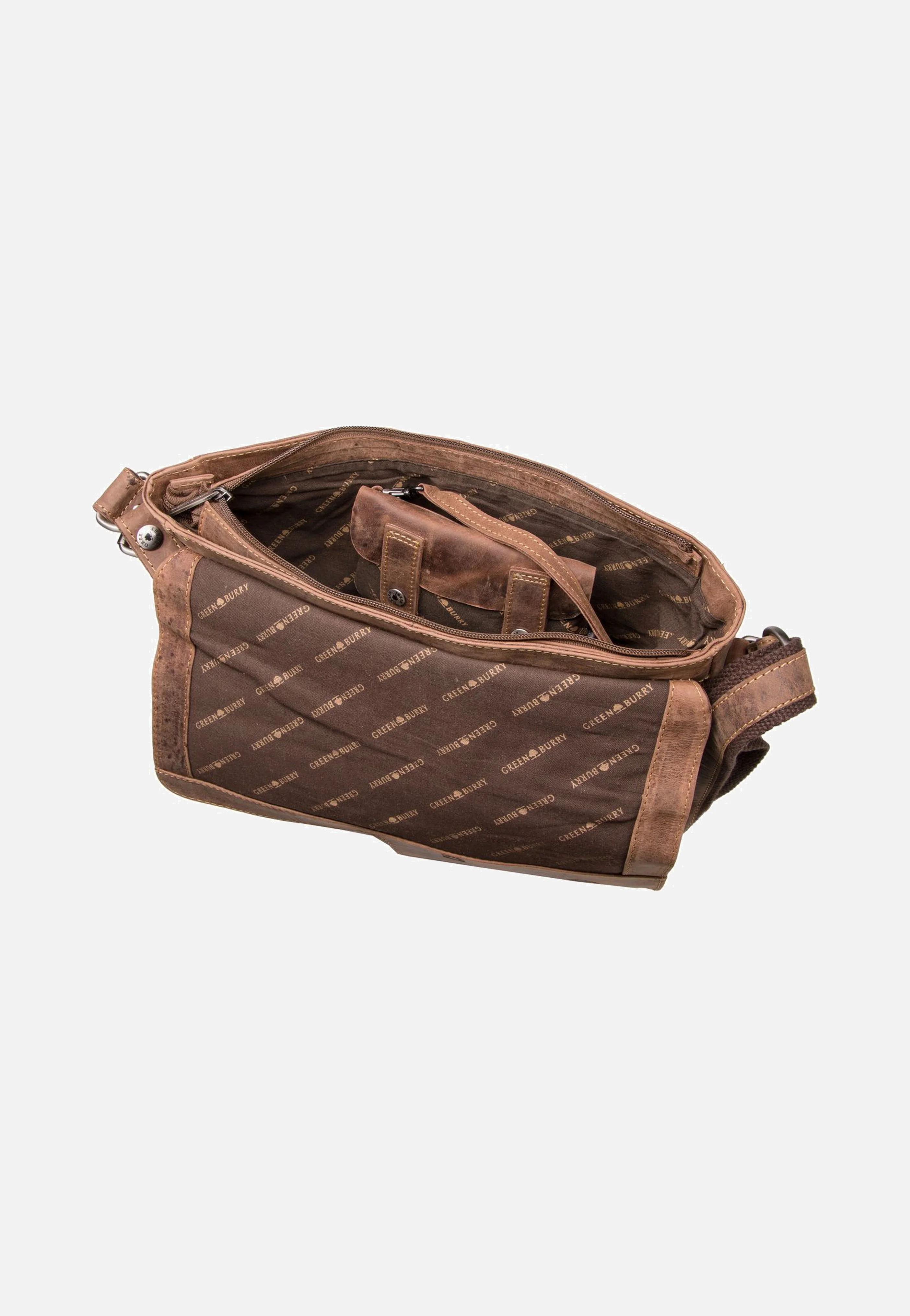 Vintage Revival Messenger 1913 Sattelbraun - Messenger Bag - Image 5