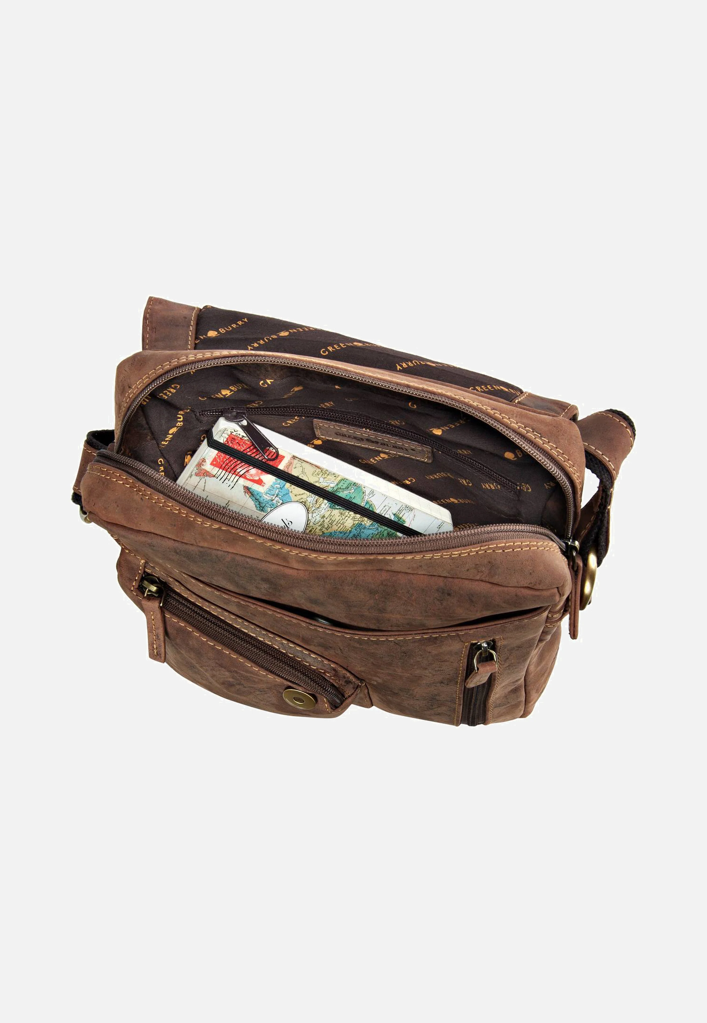 Vintage Revolver Bag Sattelbraun - Crossbody Bag - Image 3