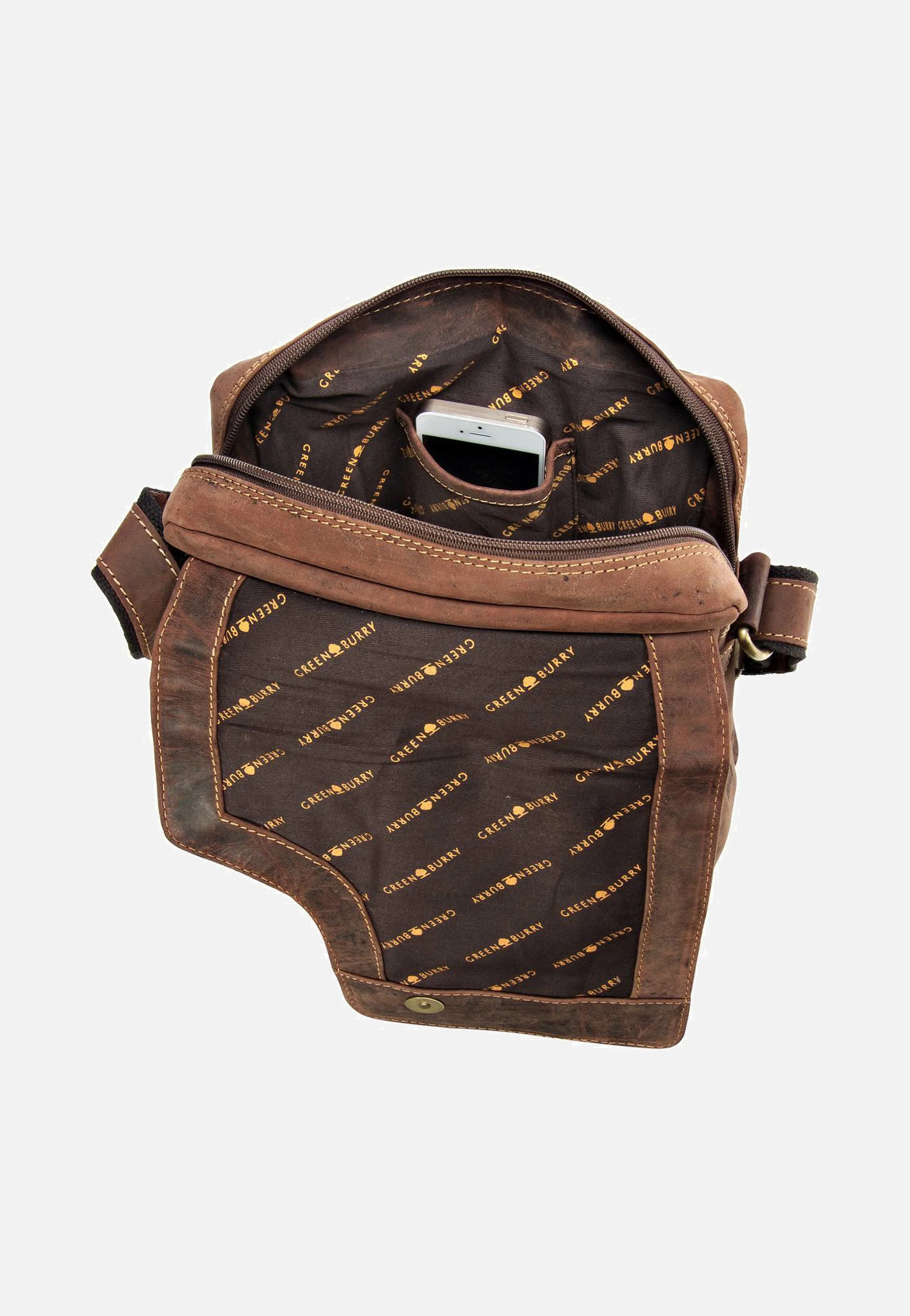 Vintage Revolver Bag Sattelbraun - Crossbody Bag - Image 4