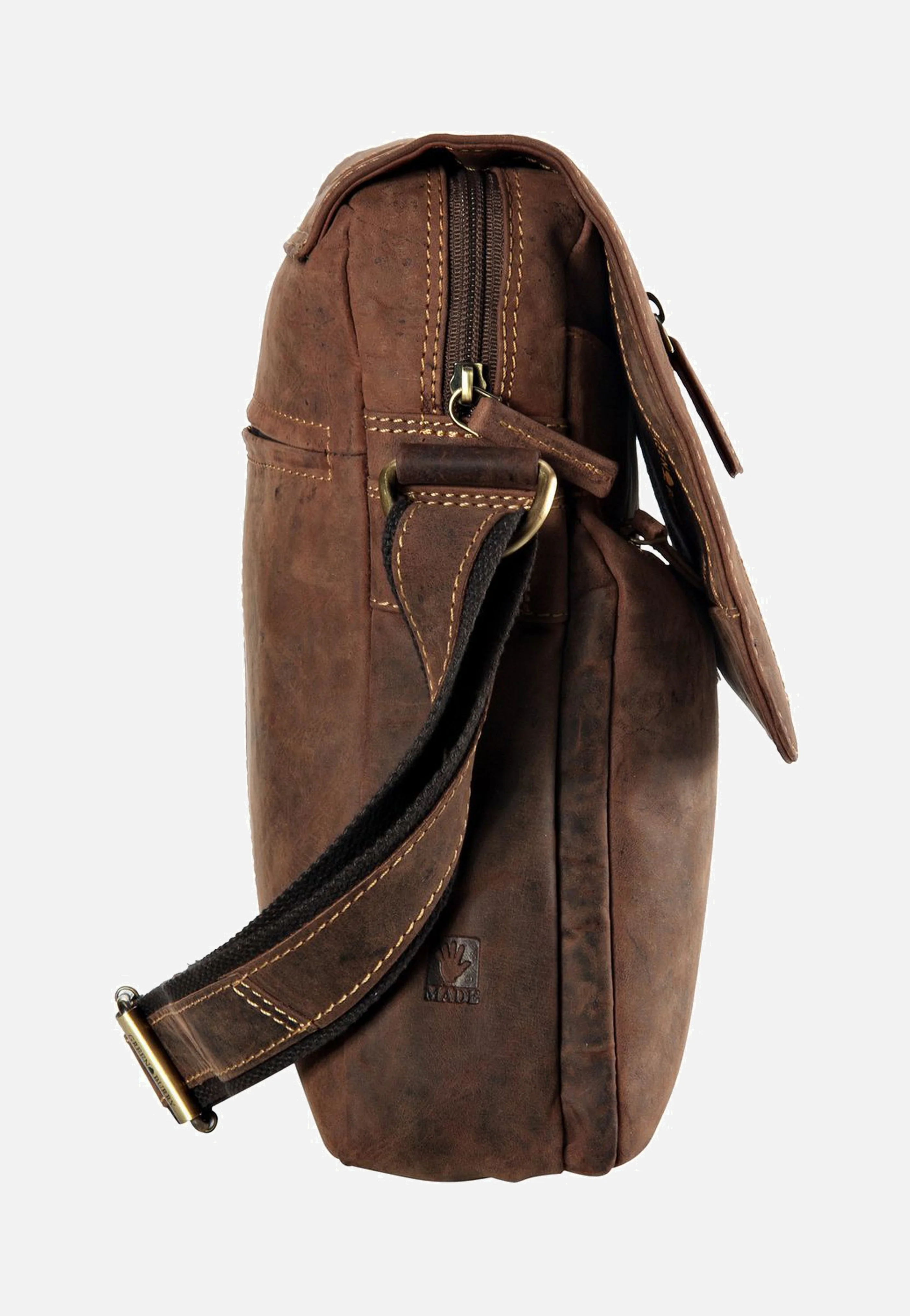 Vintage Revolver Bag Sattelbraun - Crossbody Bag - Image 6