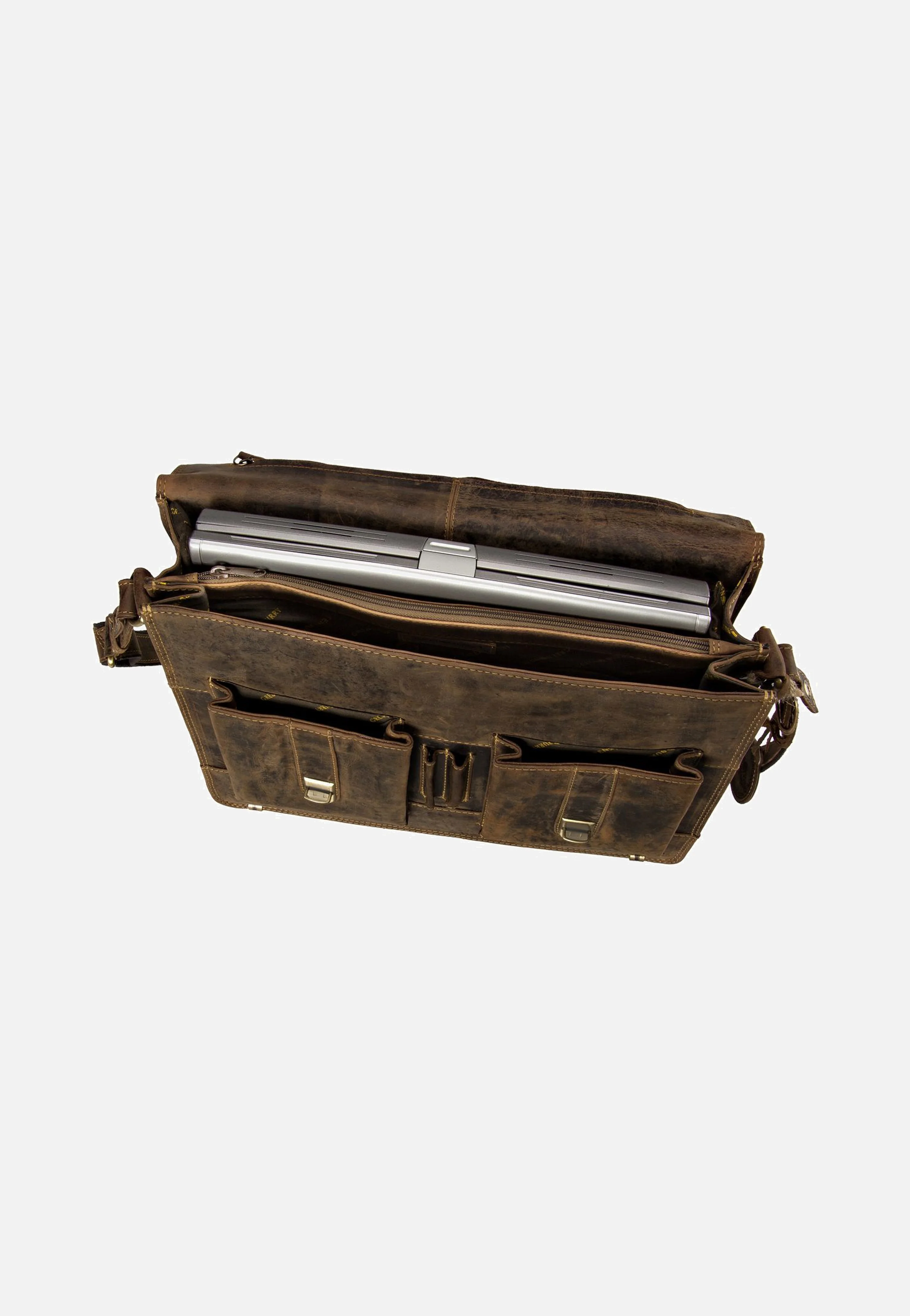 Vintage Sattelbraun - Aktentasche - Image 9