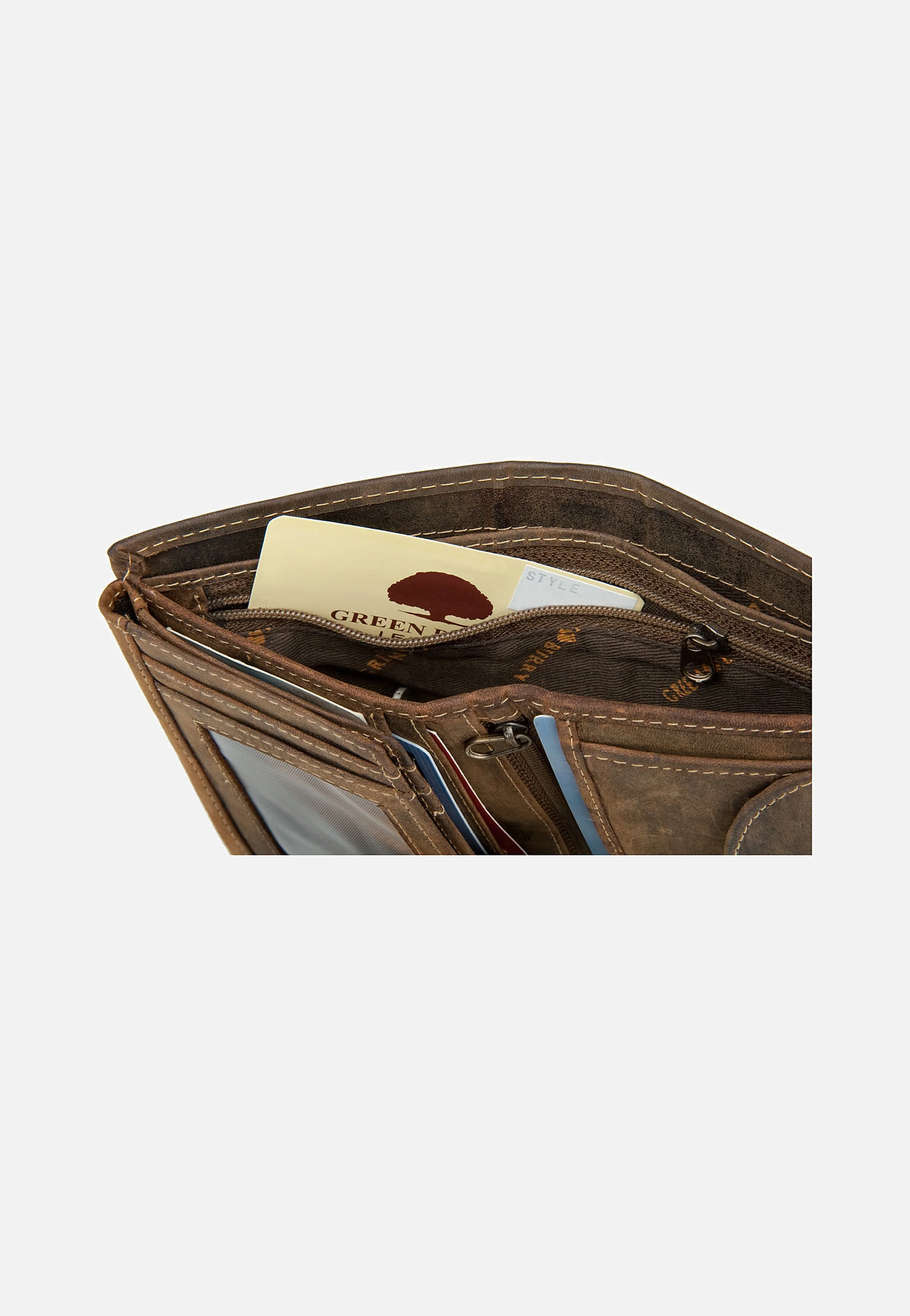 Vintage Save Sattelbraun - Portemonnaie - Image 4