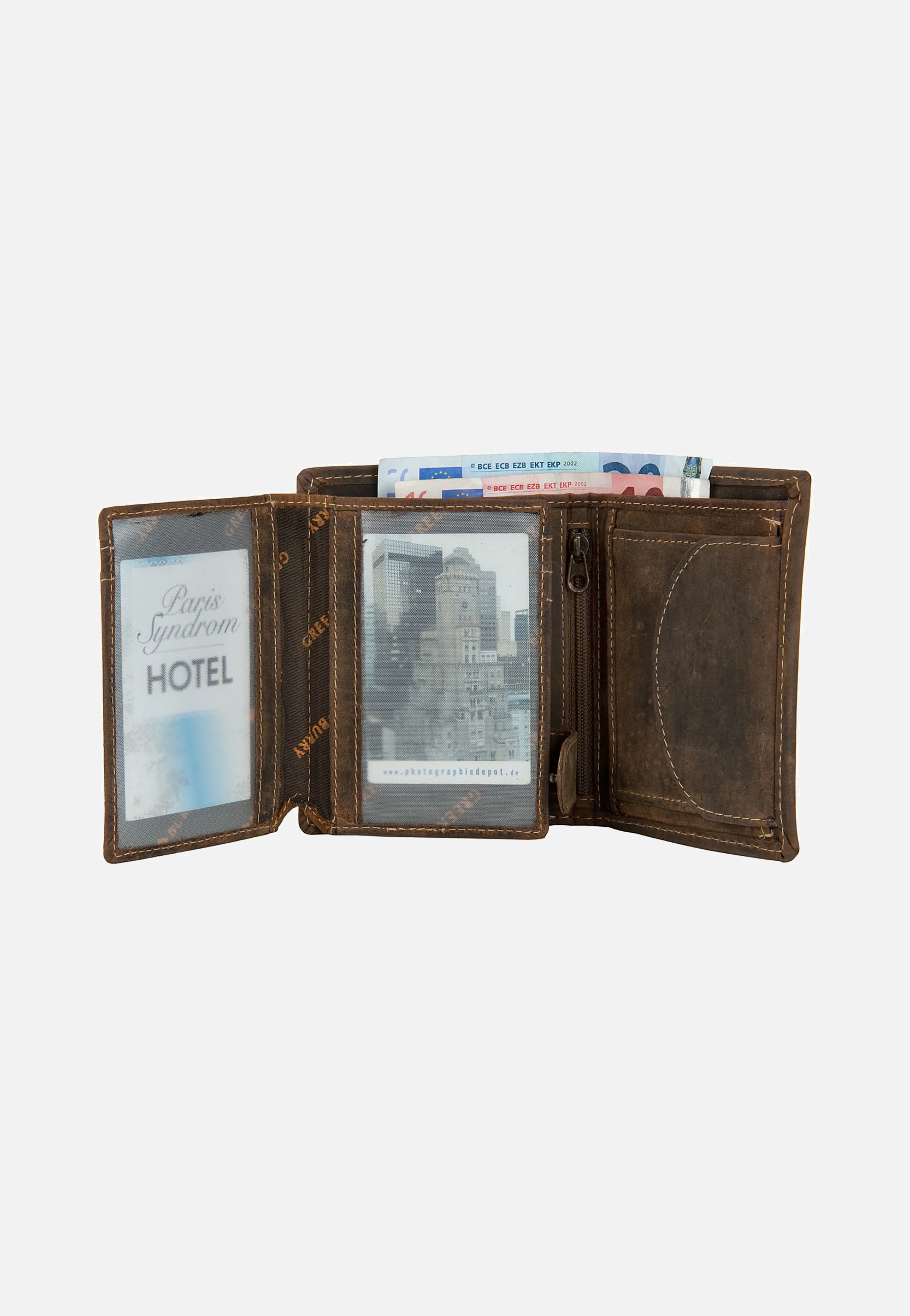 Vintage Save Sattelbraun - Portemonnaie - Image 5